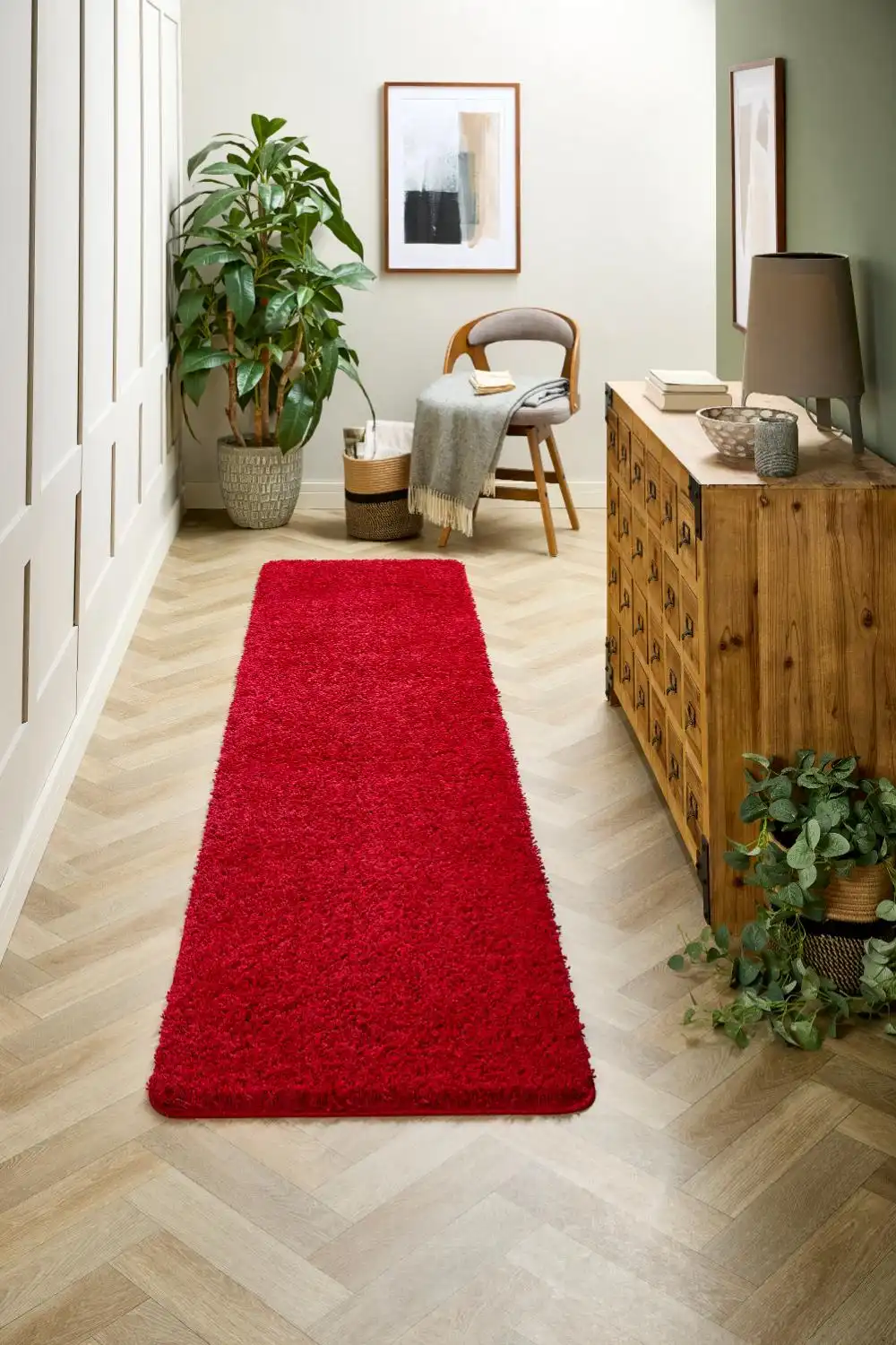 Buddy Washable Red Rug - Image 5