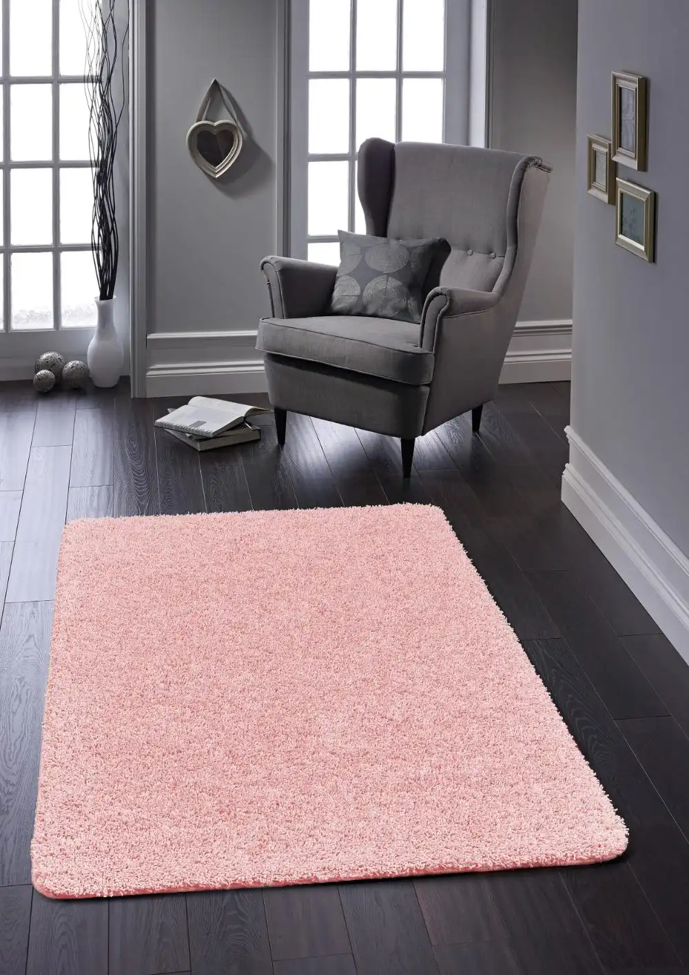 Buddy Washable Soft Pink Rug