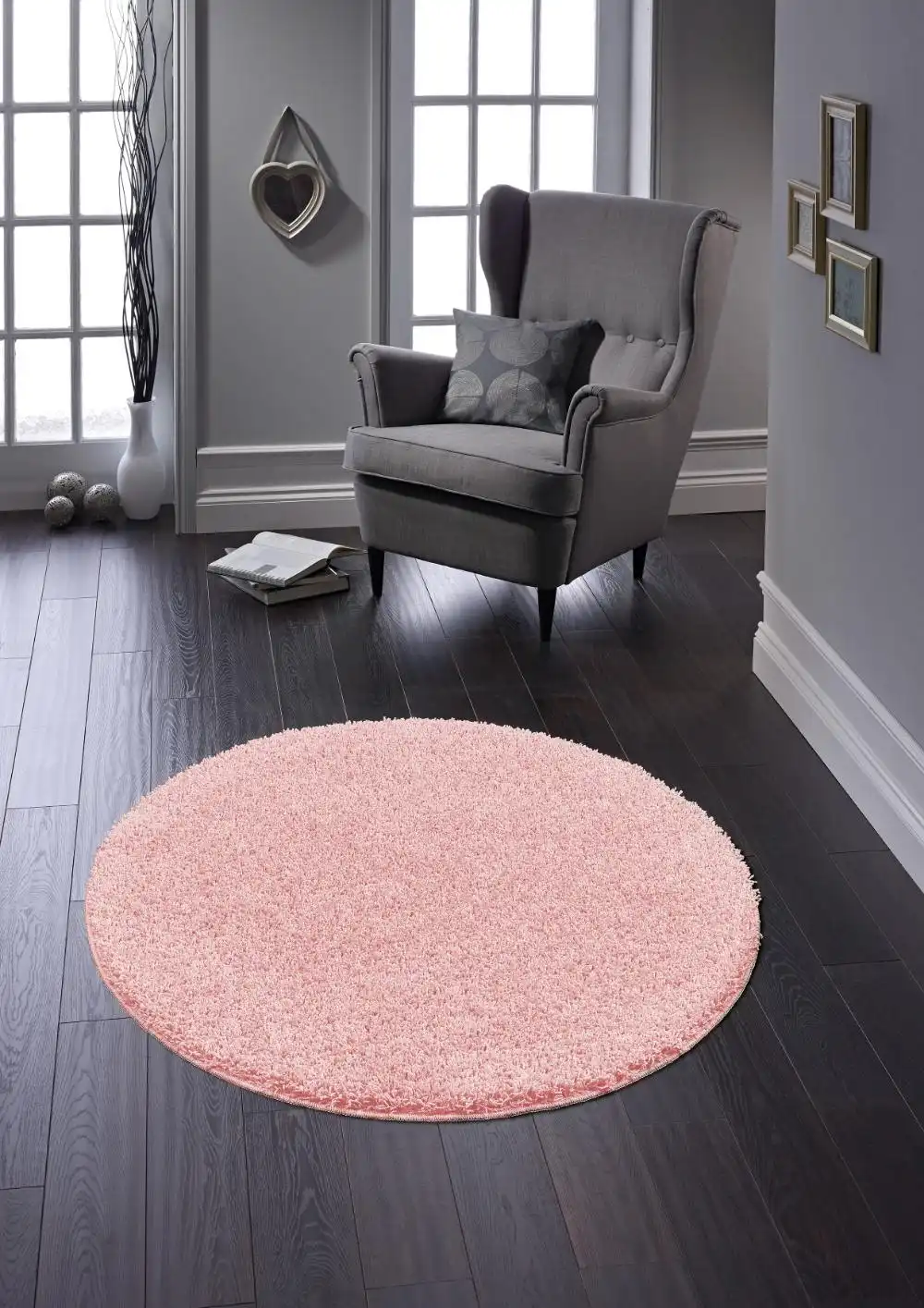 Buddy Washable Soft Pink Rug - Image 3