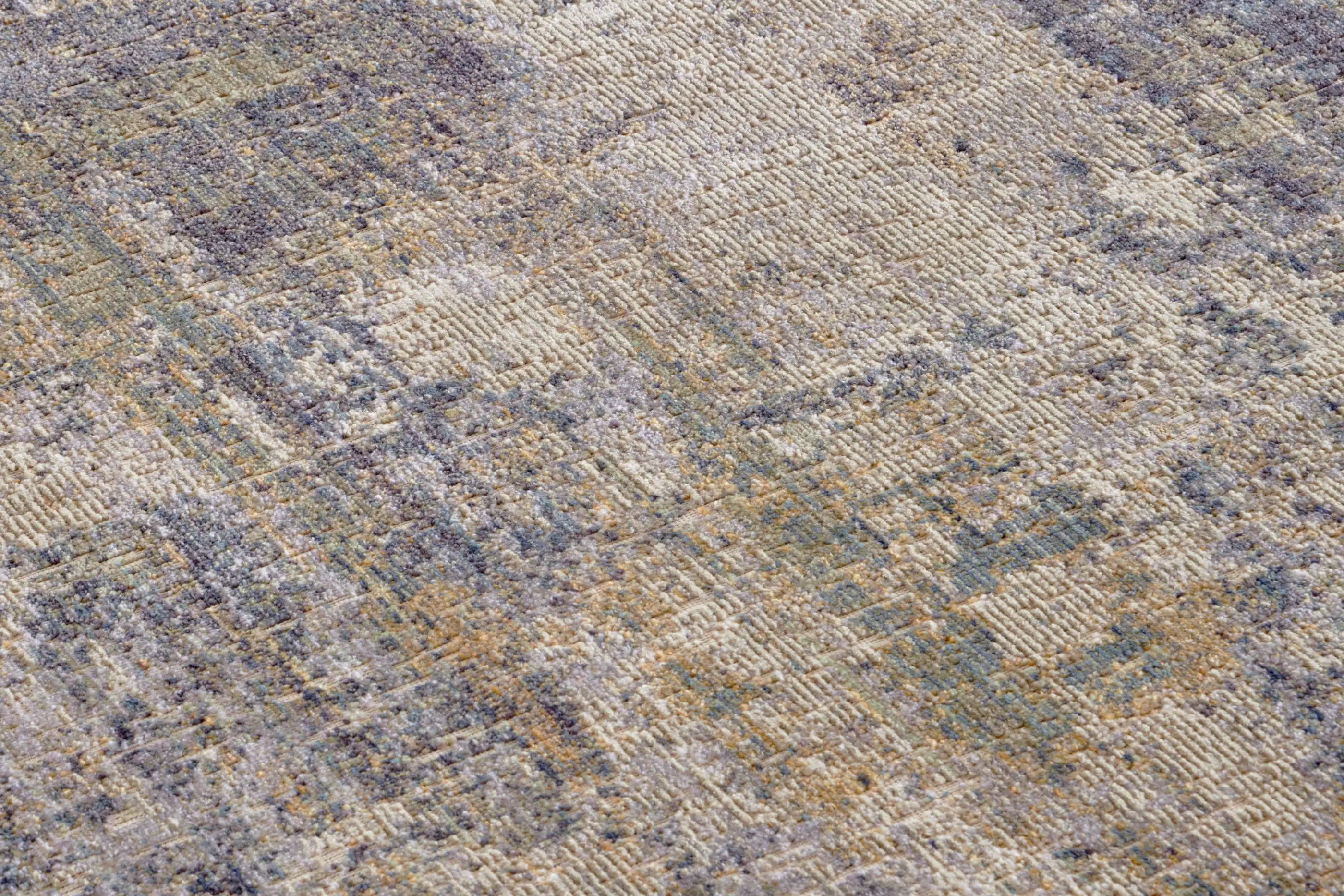 Cairo Washable 105586 Gizeh Cream Blue Rug - Image 3