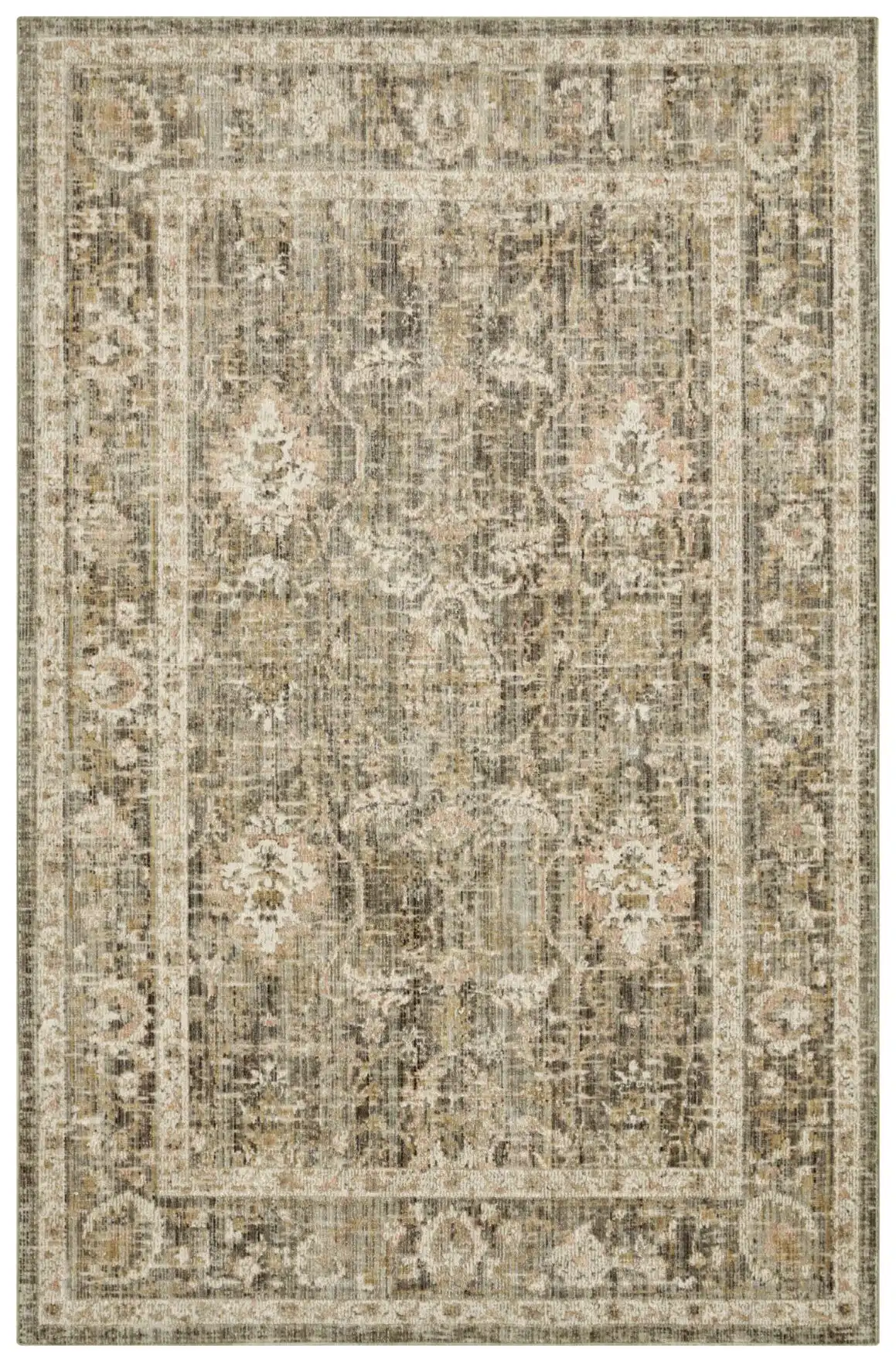 Cairo Washable 105592 Luxor Black Cream Rug - Image 2