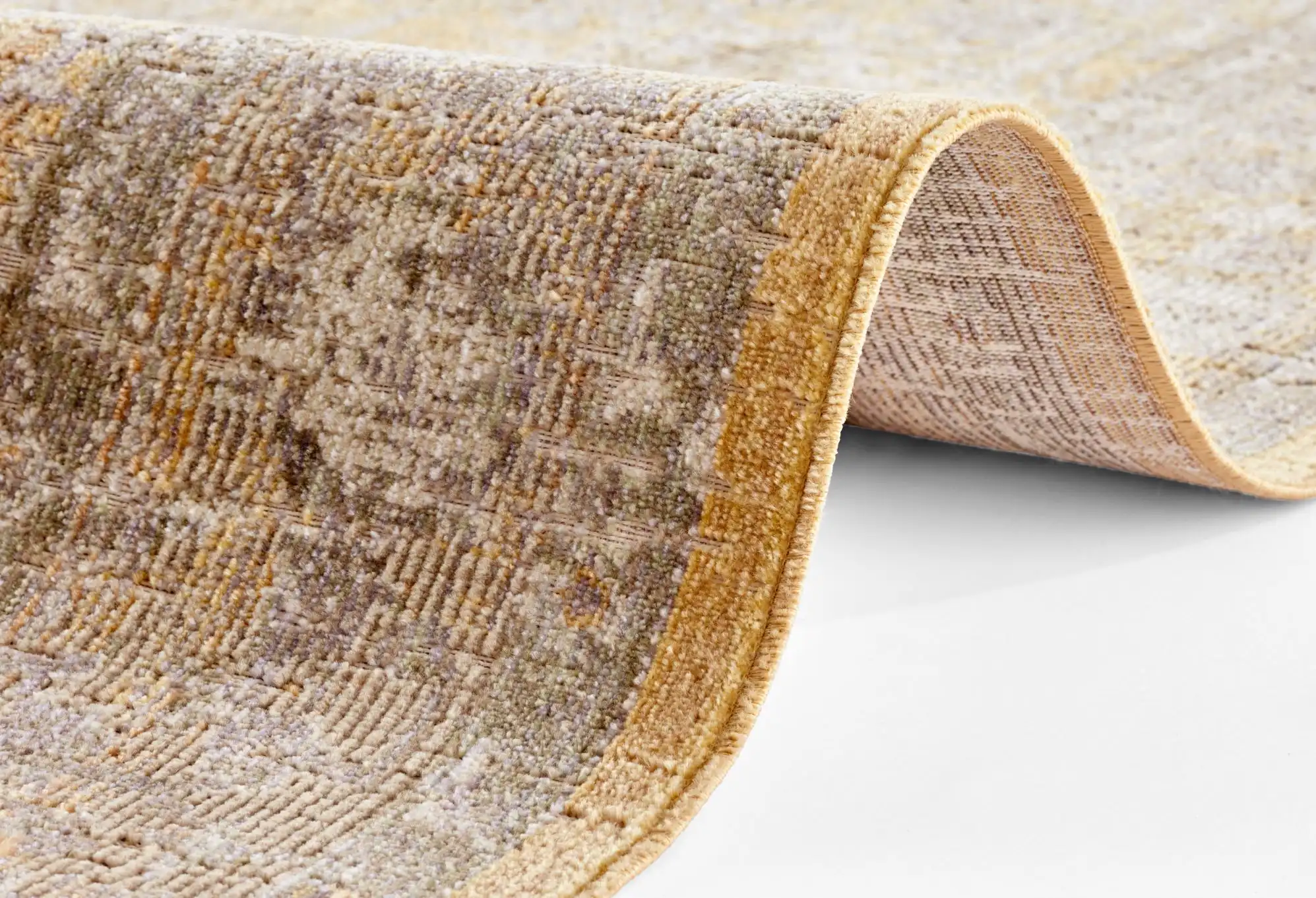 Cairo Washable 105590 Luxor Gold Rug - Image 4