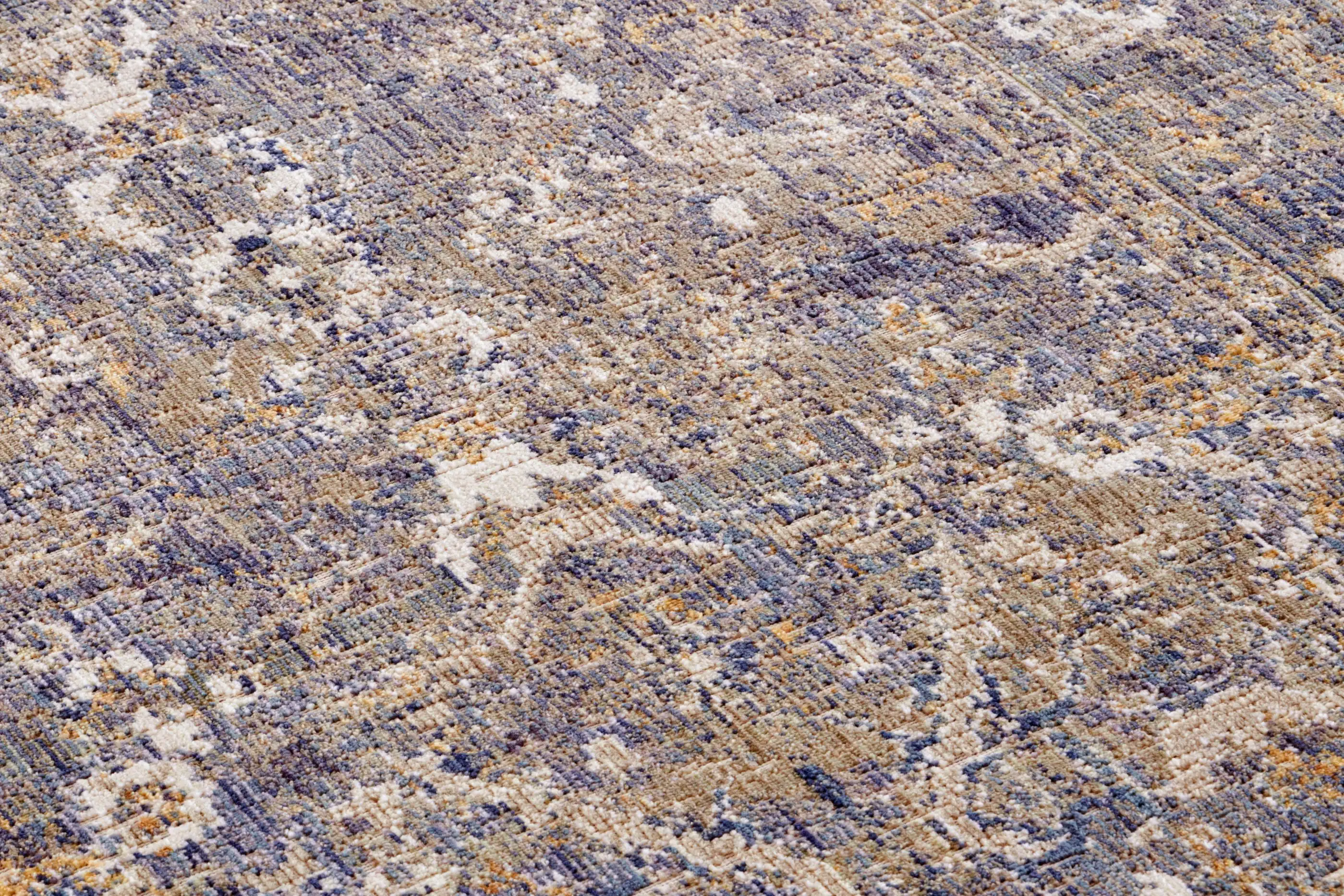Cairo Washable Port Cream Blue Rug - Image 3