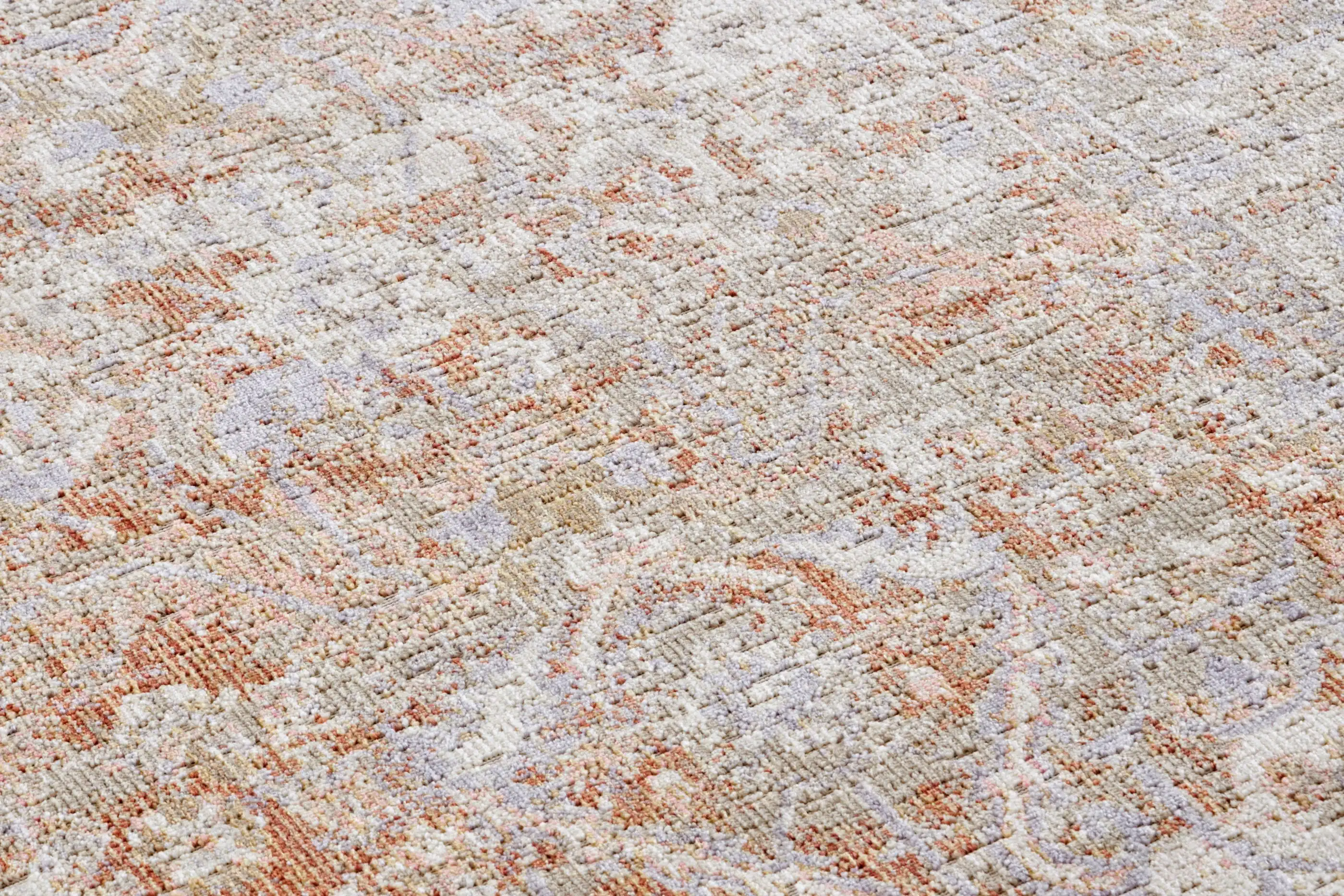 Cairo Washable 105587 Port Cream Red Rug - Image 3