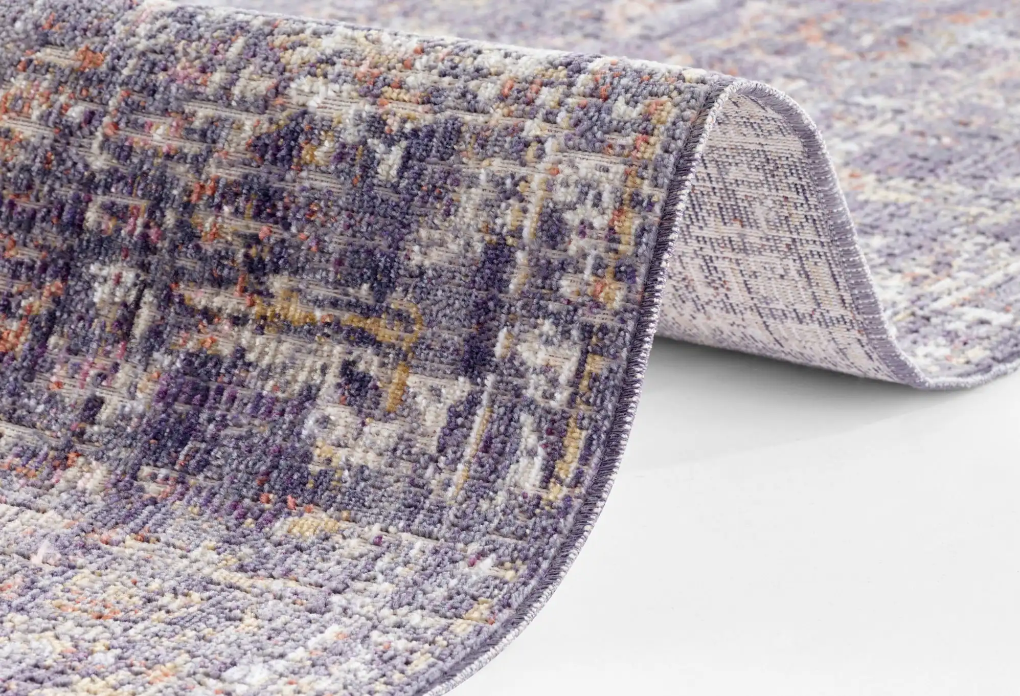 Cairo Washable 105593 Sues Grey Multi Rug - Image 4