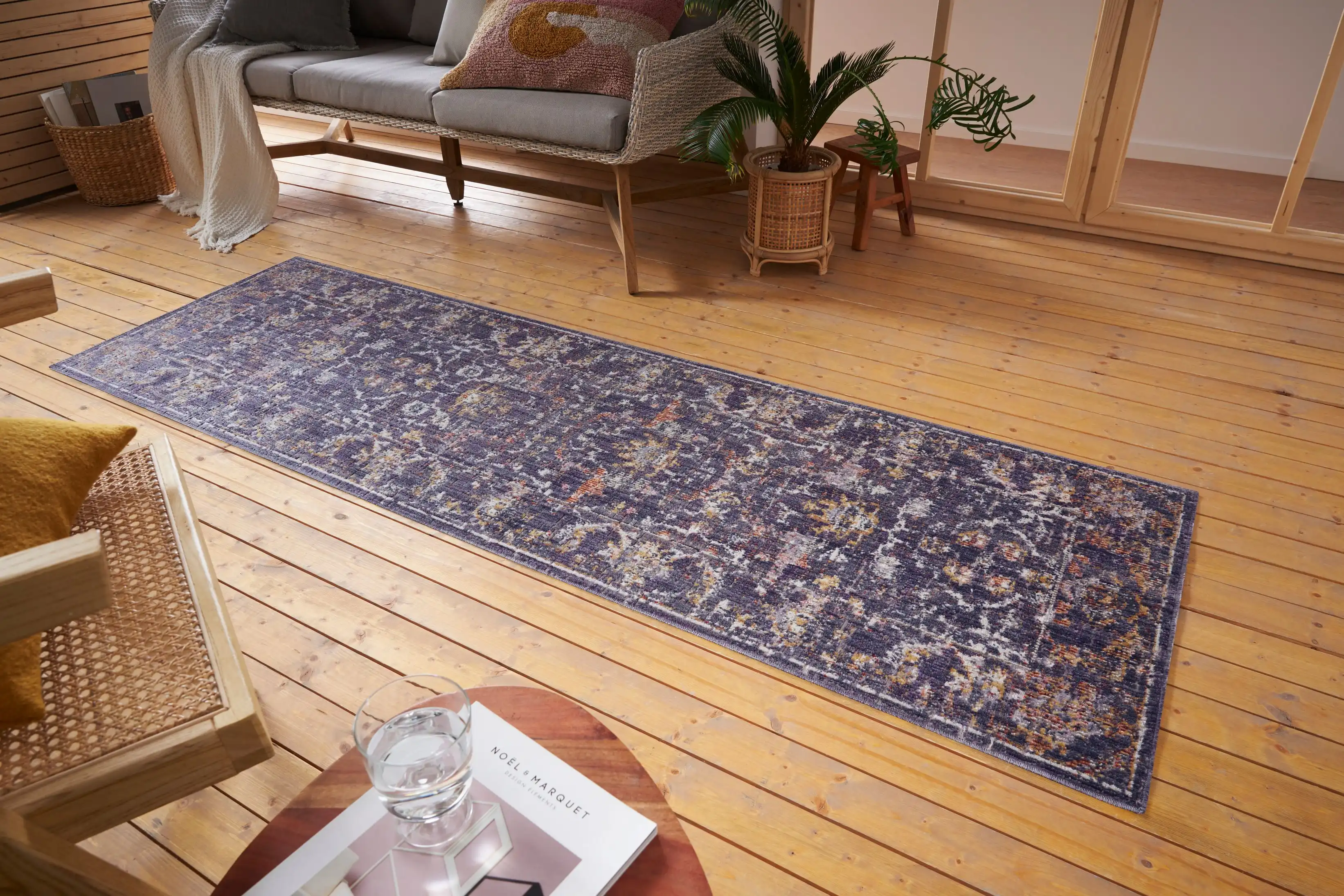 Cairo Washable 105593 Sues Grey Multi Rug - Image 5