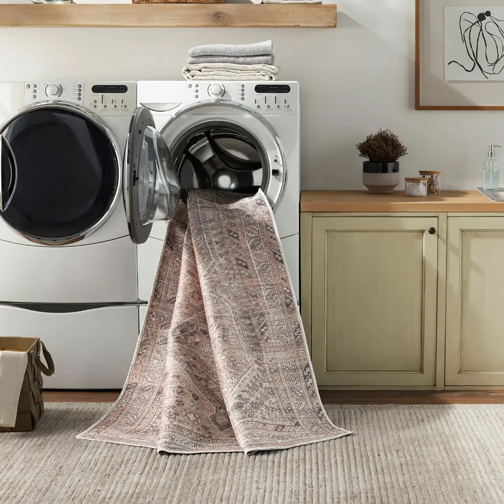 Calypso Machine Washable Traditionnal Boho Cider Rug - Image 3