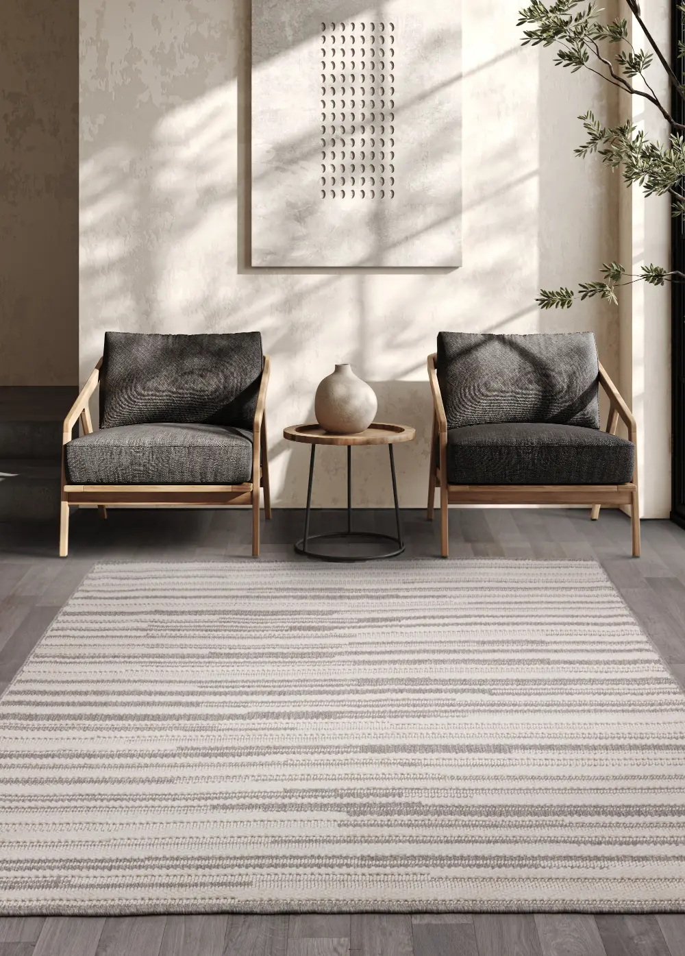 Camber Stripe Grey - Image 2