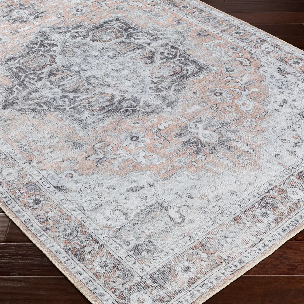 CAPUCINE Machine Washable Modern Boho Grey Rug - Image 10