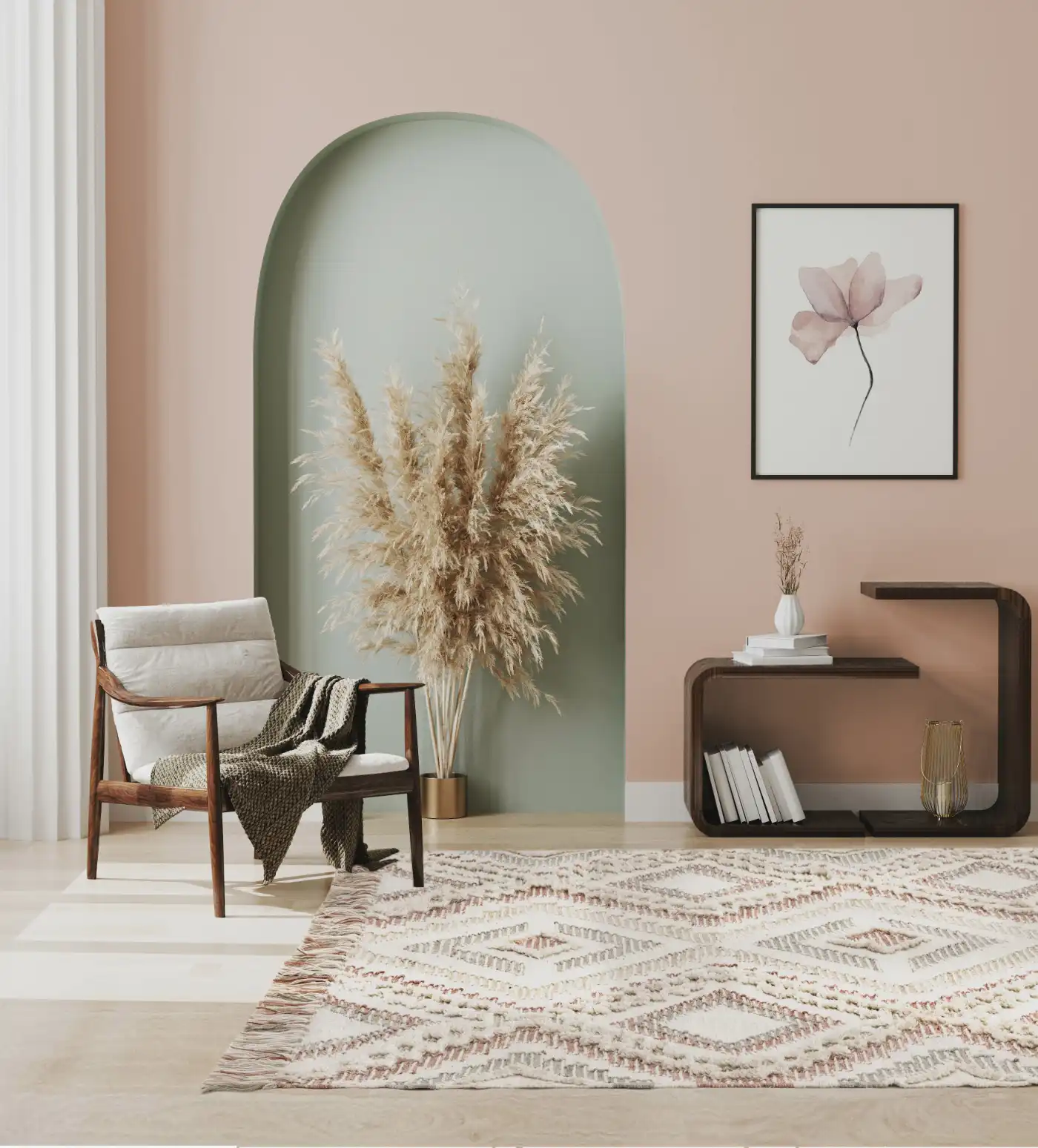 Carlton Pink Rug