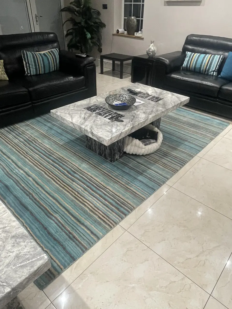 Carter Teal Rug - Image 2
