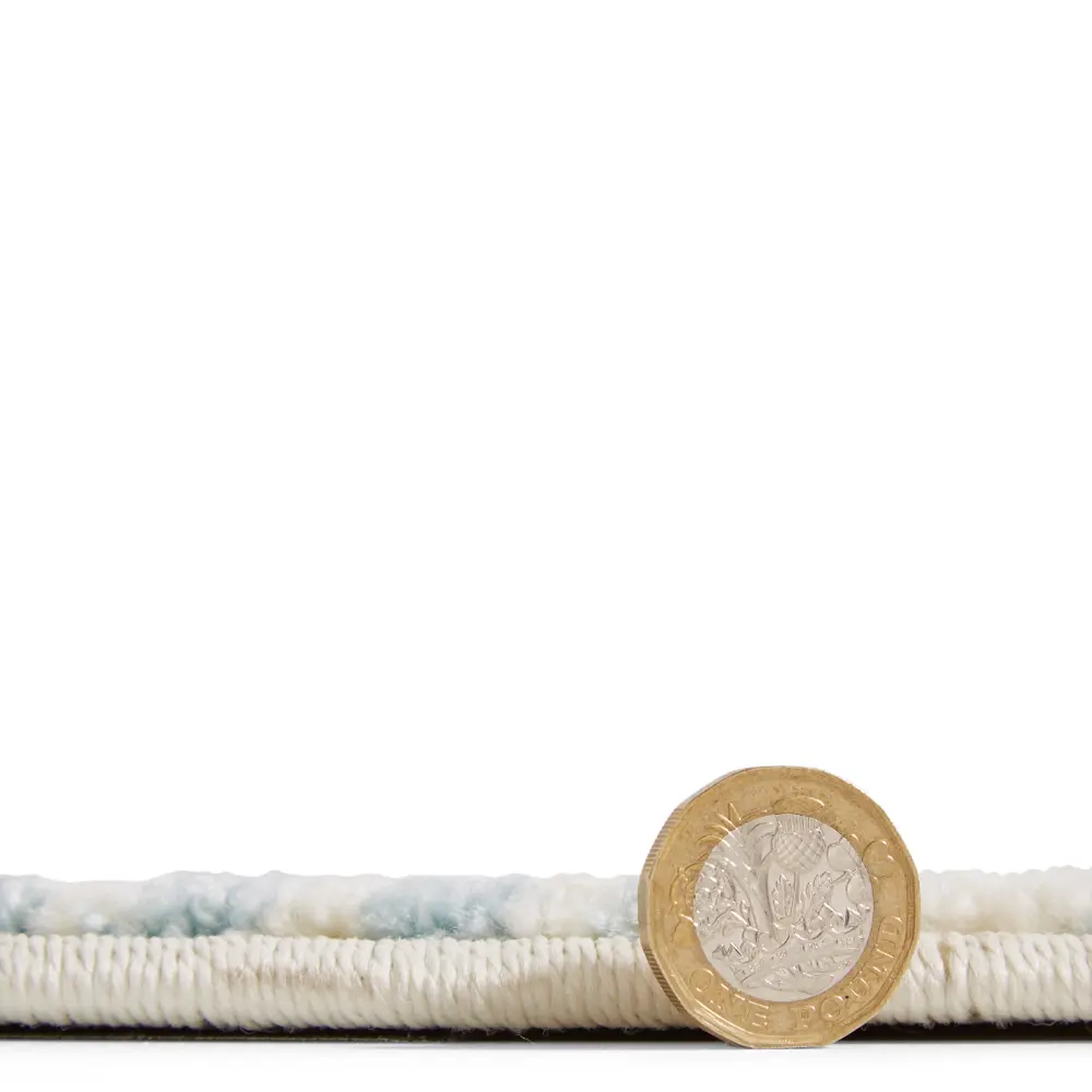 Catherine Lansfield Blocks Modern Abstract Blue Rug - Image 7
