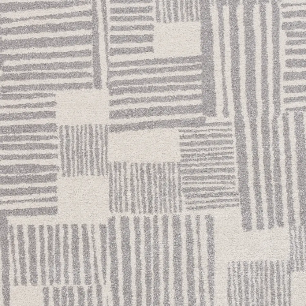 Catherine Lansfield Blocks Modern Abstract Grey  Rug - Image 6