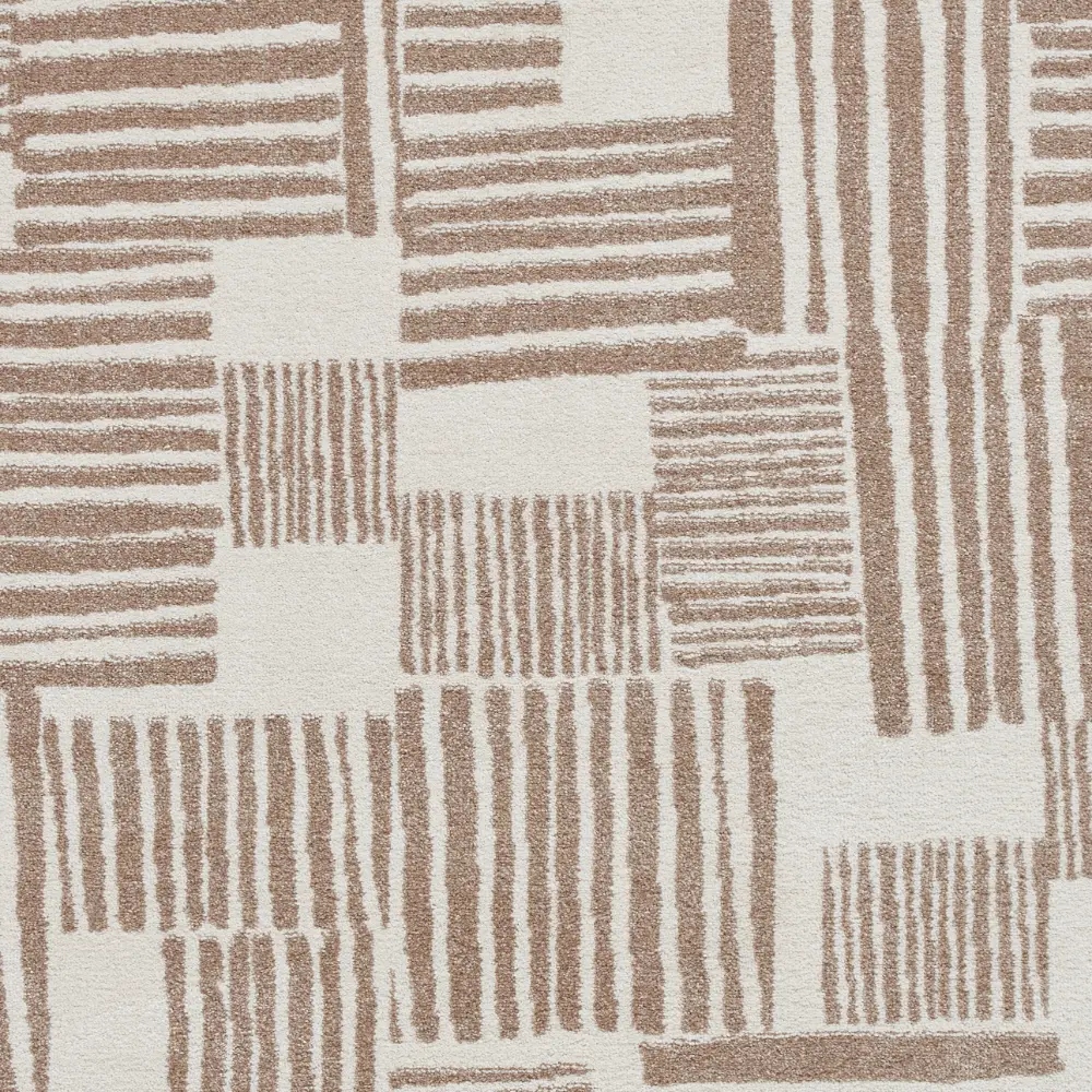Catherine Lansfield Blocks Modern Abstract Natural Rug - Image 6