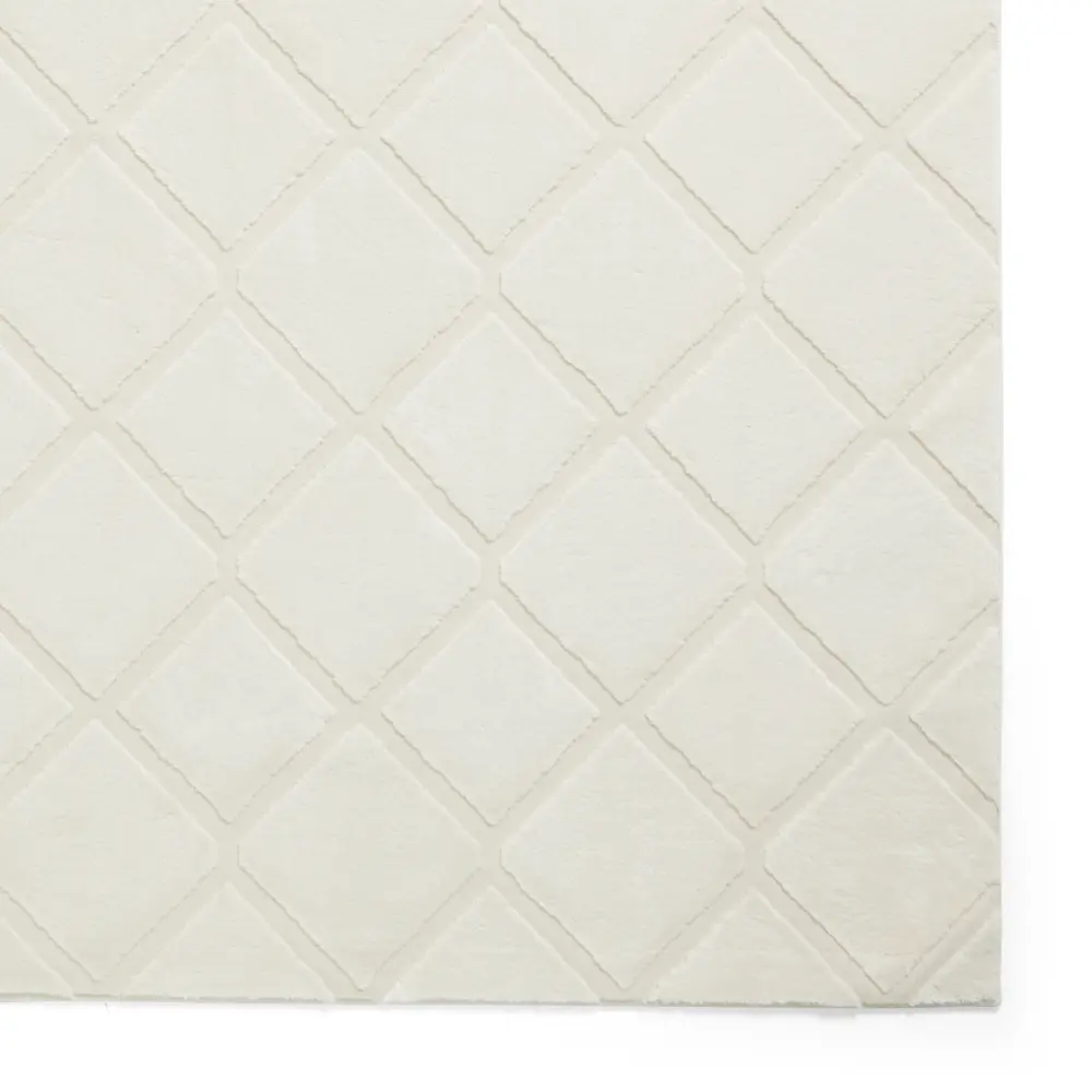 Catherine Lansfield Cosy Diamond Cream - Image 5