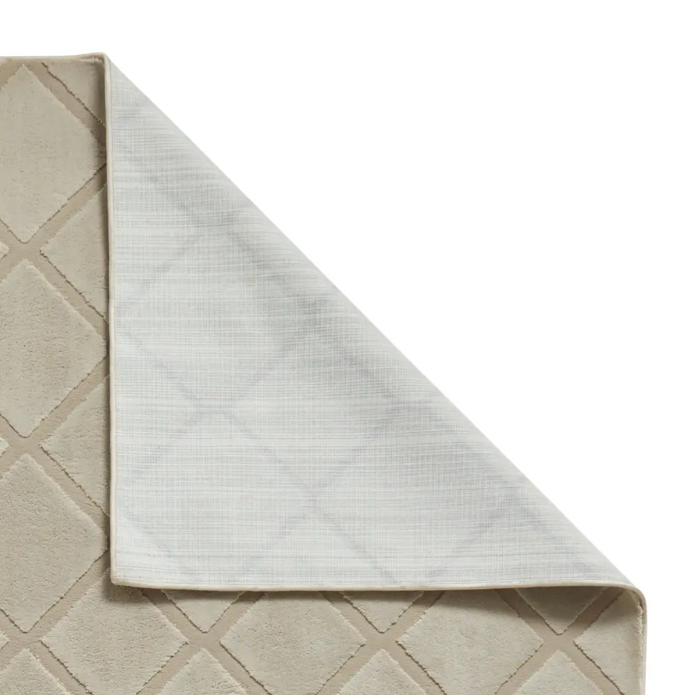 Catherine Lansfield Cosy Diamond Natural - Image 4