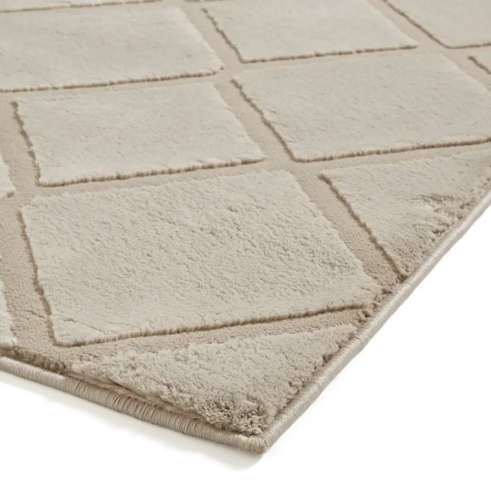 Catherine Lansfield Cosy Diamond Natural - Image 7