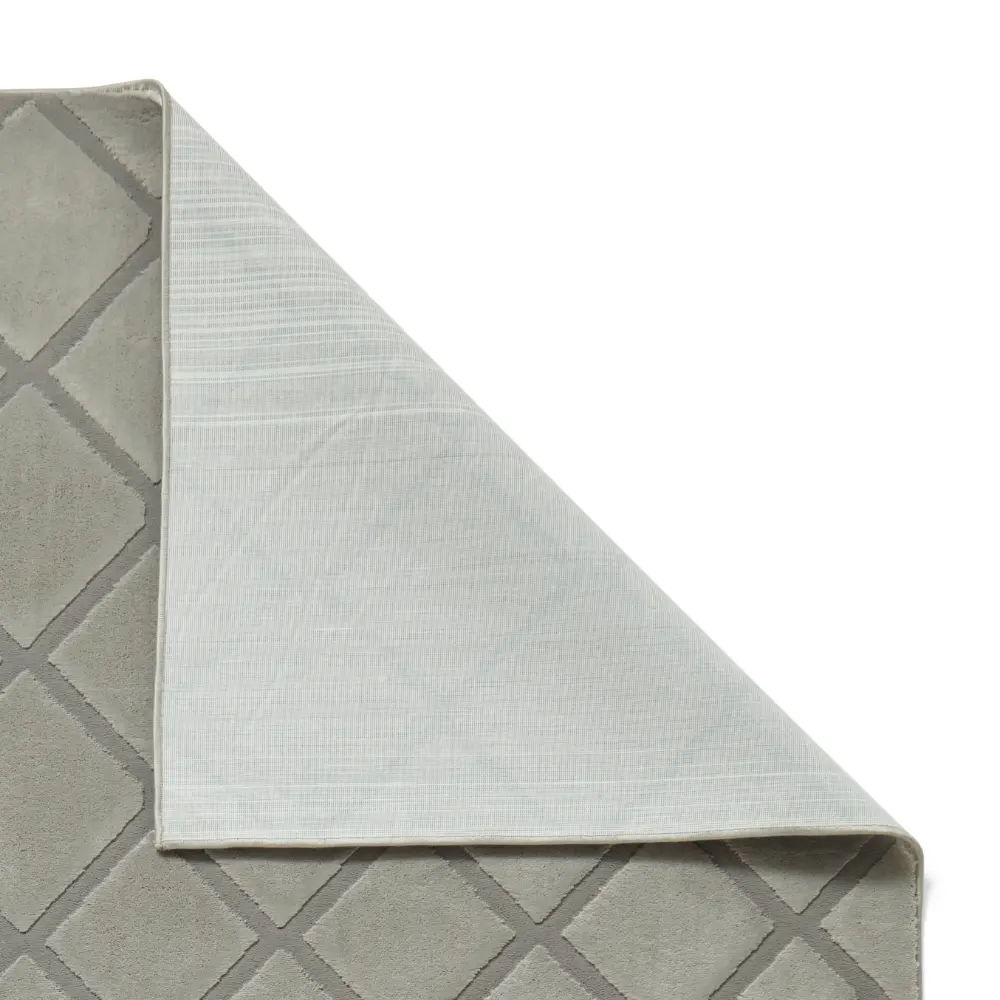 Catherine Lansfield Cosy Diamond Silver - Image 4