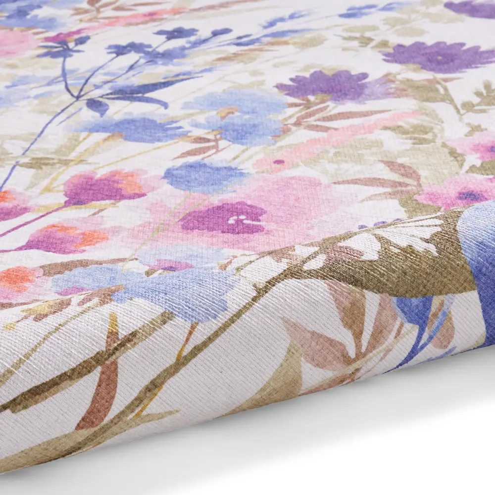 Catherine Lansfield Country Floral Purple Rug - Image 8