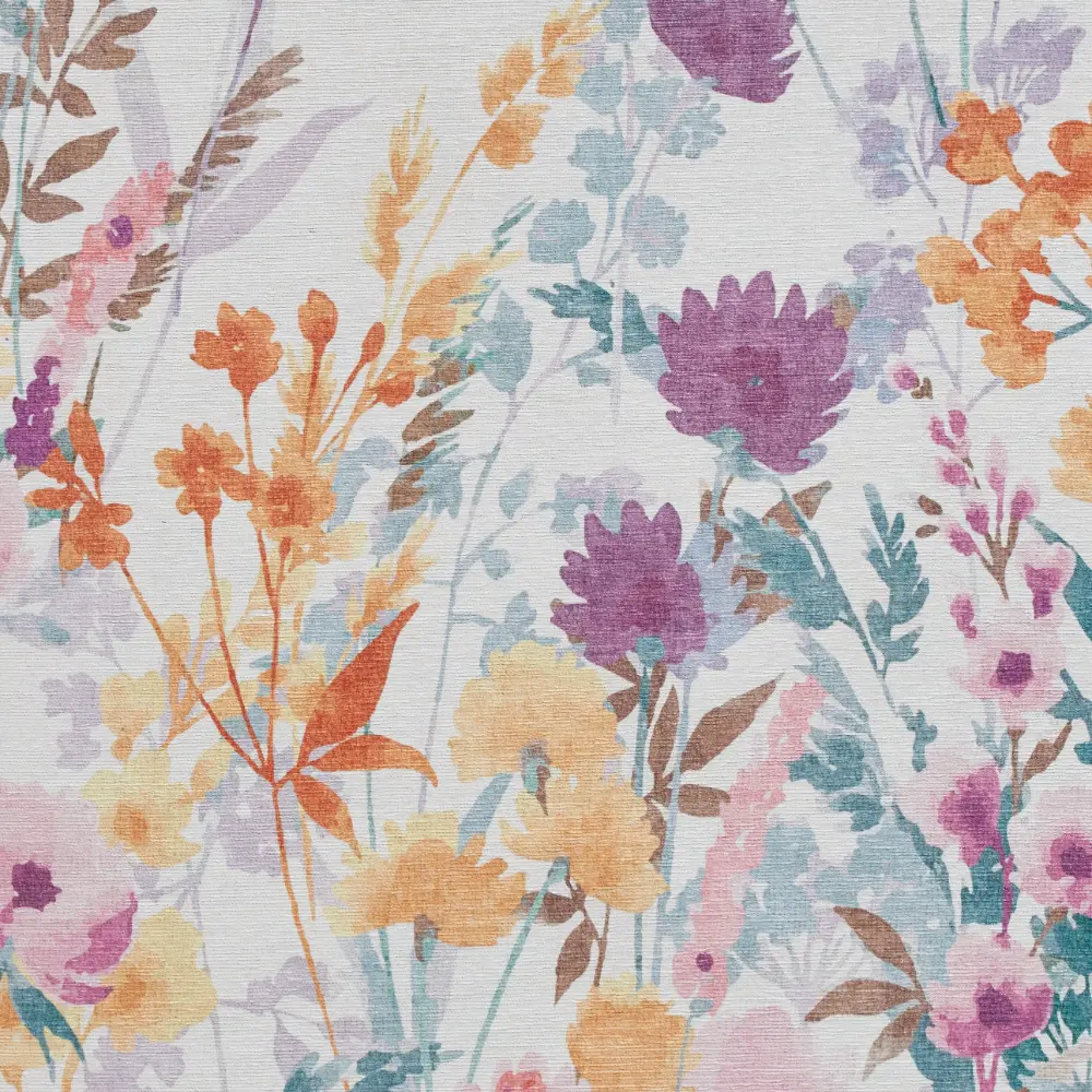 Catherine Lansfield Country Floral Yellow Rug - Image 6
