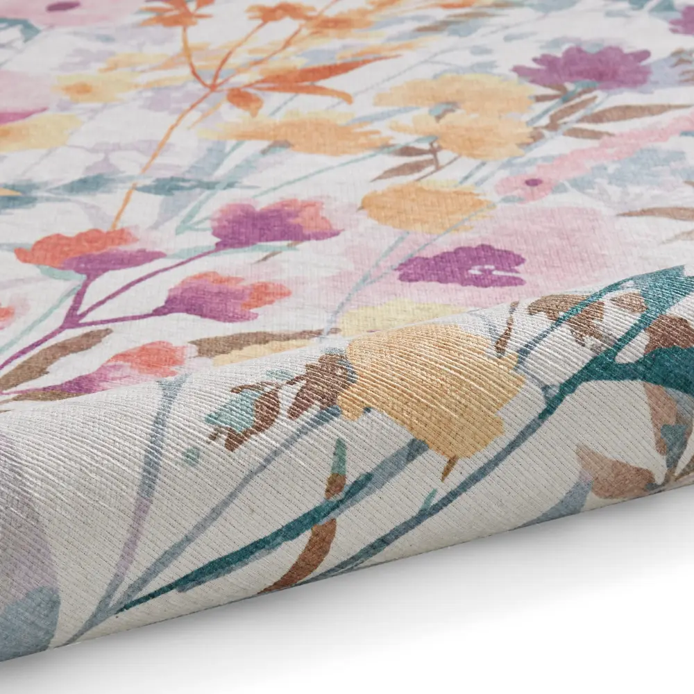 Catherine Lansfield Country Floral Yellow Rug - Image 9
