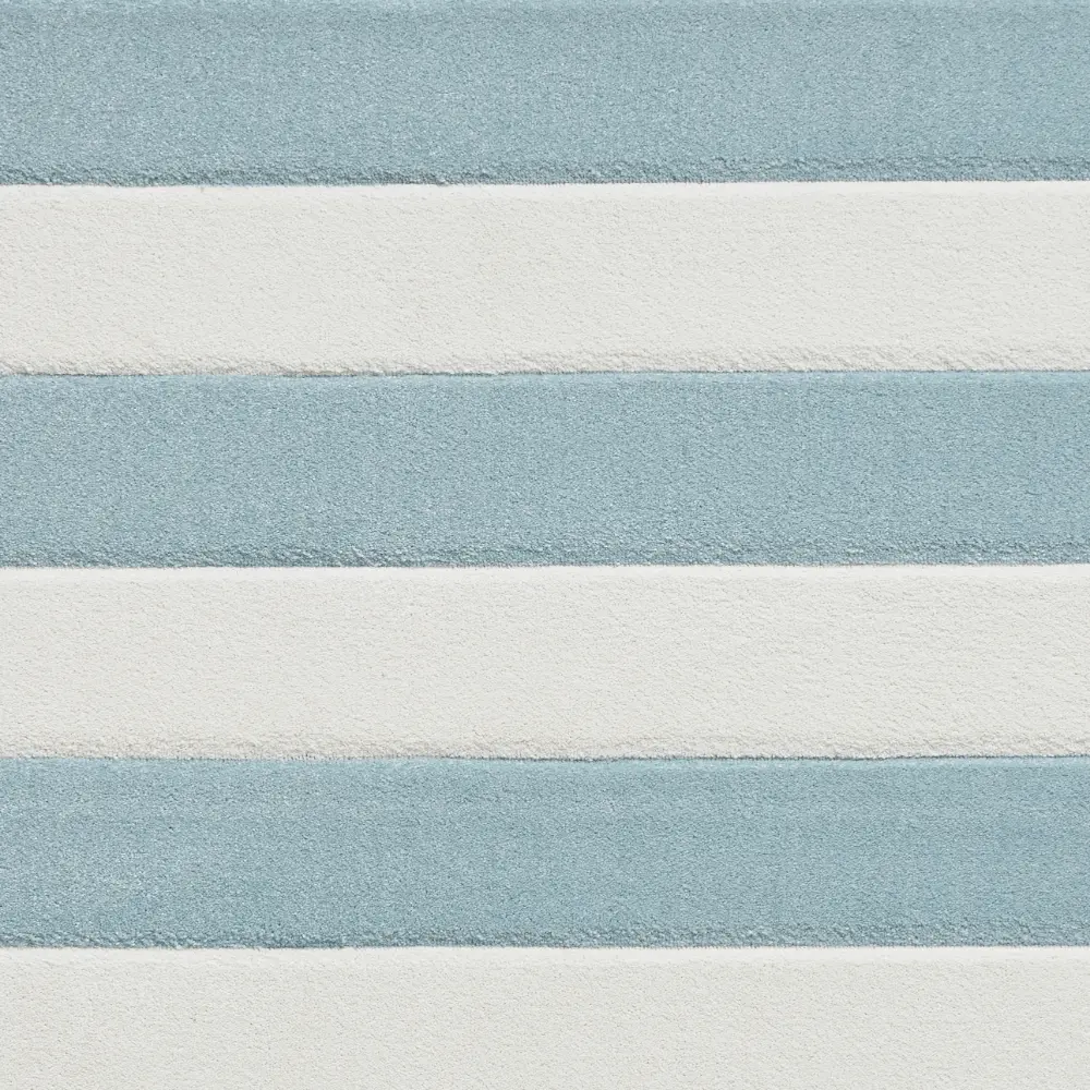 Catherine Lansfield Cove Stripe Modern Linear Blue Rug - Image 6