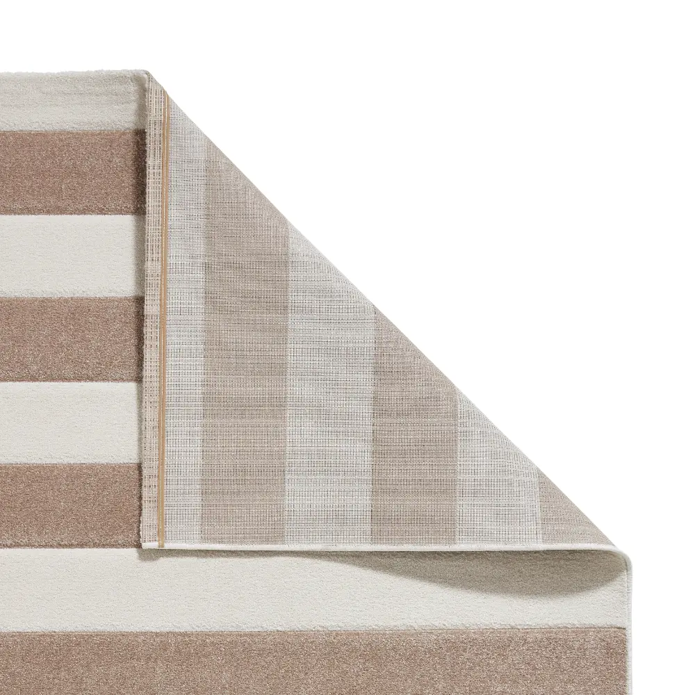 Catherine Lansfield Cove Stripe Modern Linear Natural Rug - Image 3