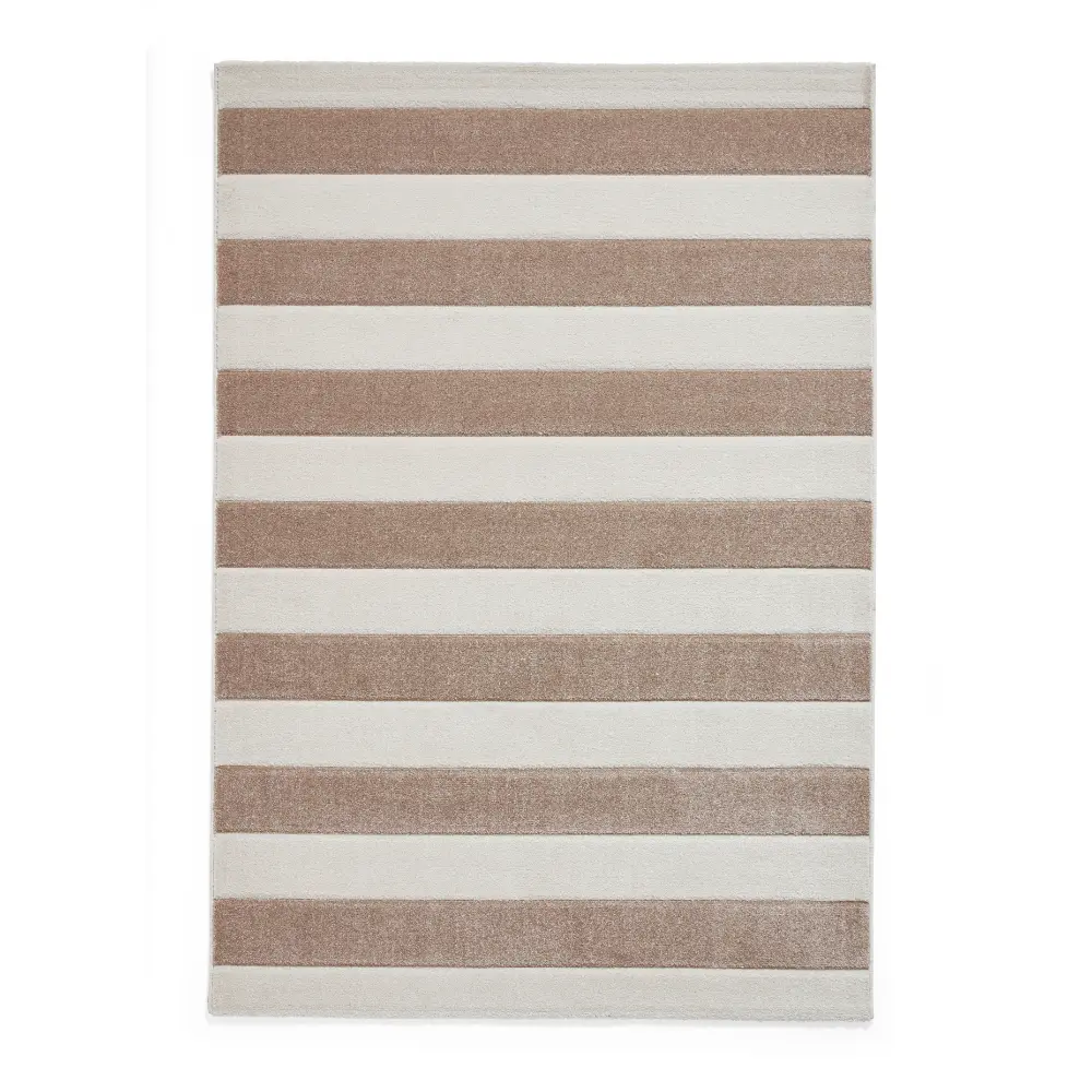 Catherine Lansfield Cove Stripe Modern Linear Natural Rug - Image 9
