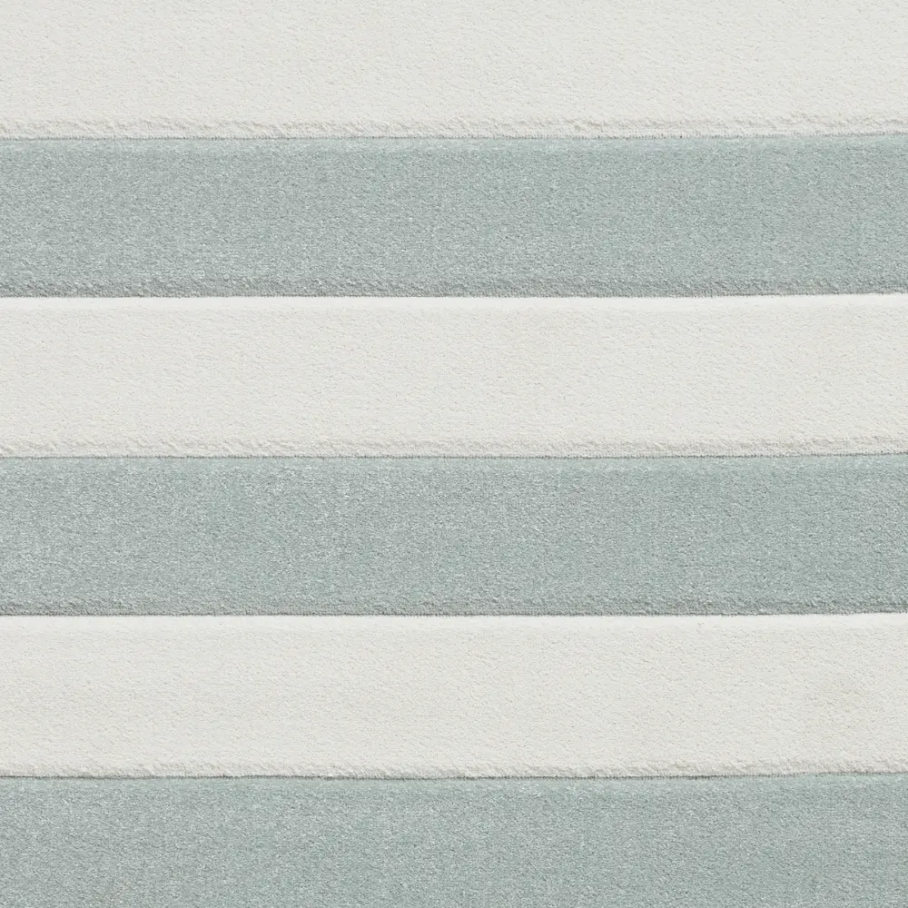 Catherine Lansfield Cove Stripe Modern Linear Sage Green Rug - Image 4