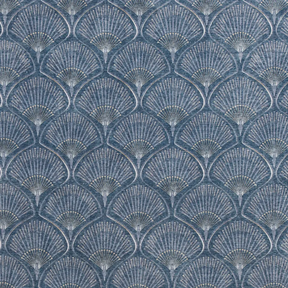 Catherine Lansfield Deco Peacock Washable Blue Rug - Image 4