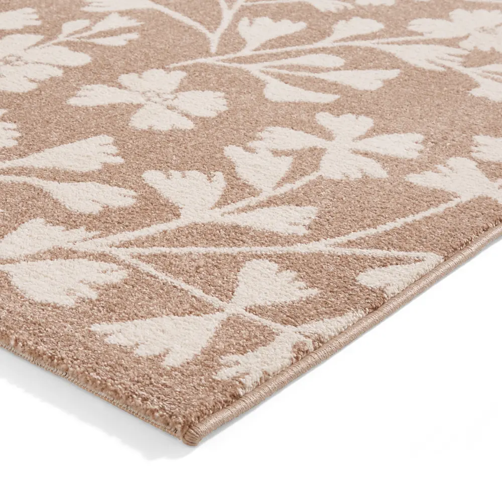 Catherine Lansfield Grace Floral Natural Rug - Image 5