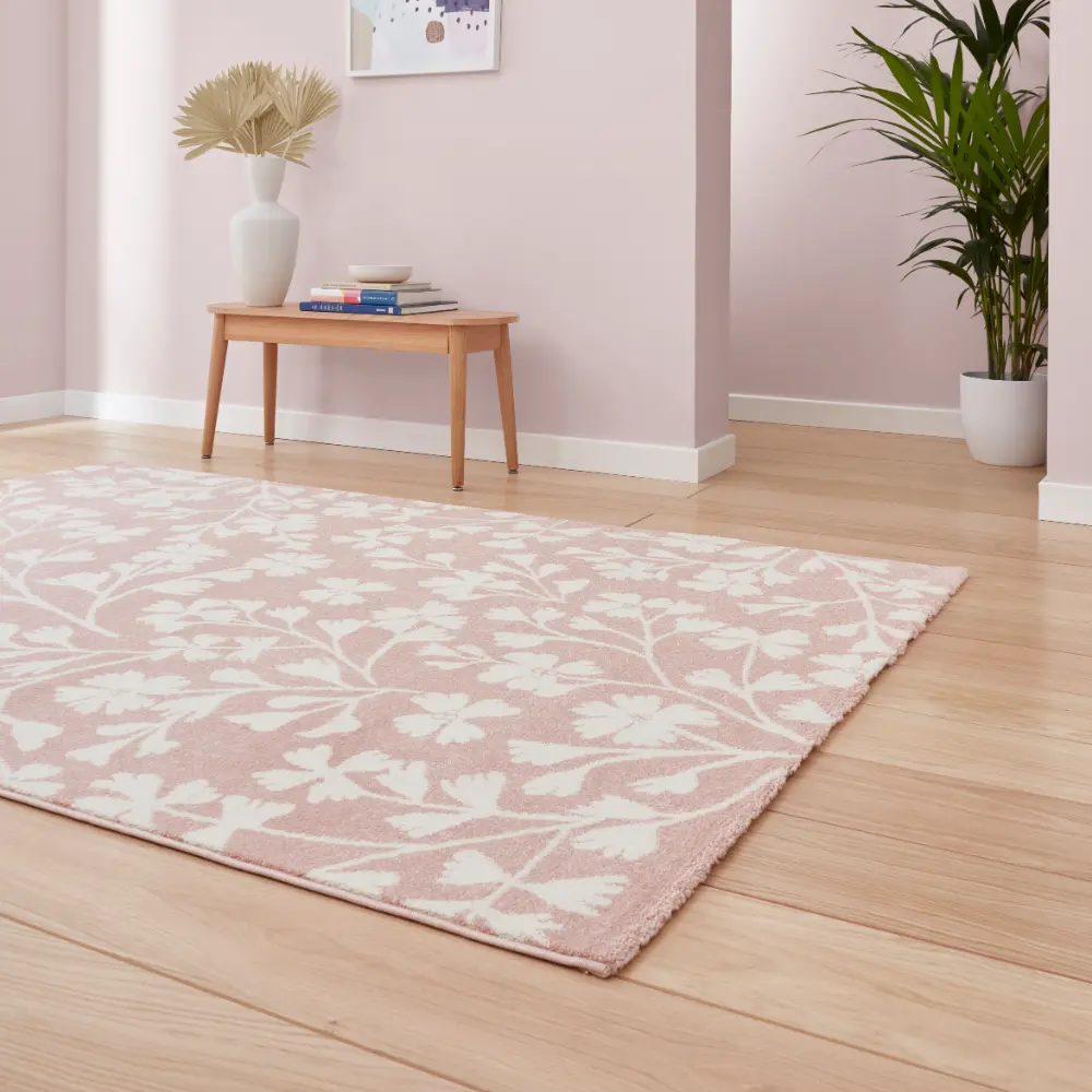 Catherine Lansfield Grace Floral Rose Rug - Image 2