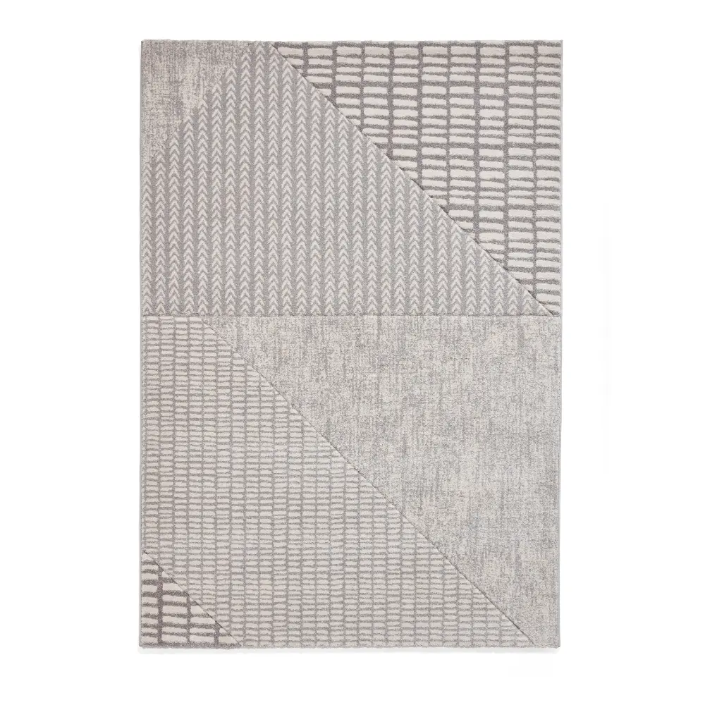 Catherine Lansfield Larsson Modern Abstract Grey Rug - Image 3