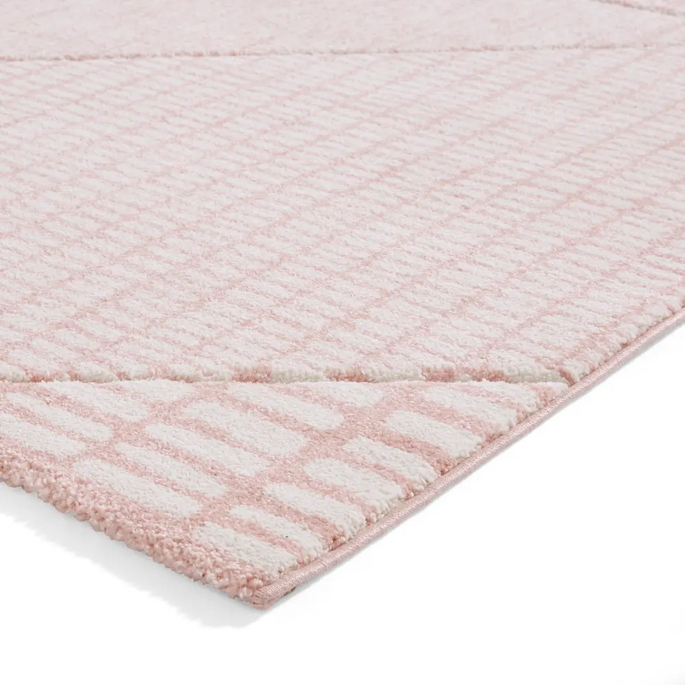 Catherine Lansfield Larsson Modern Abstract Rose Rug - Image 6