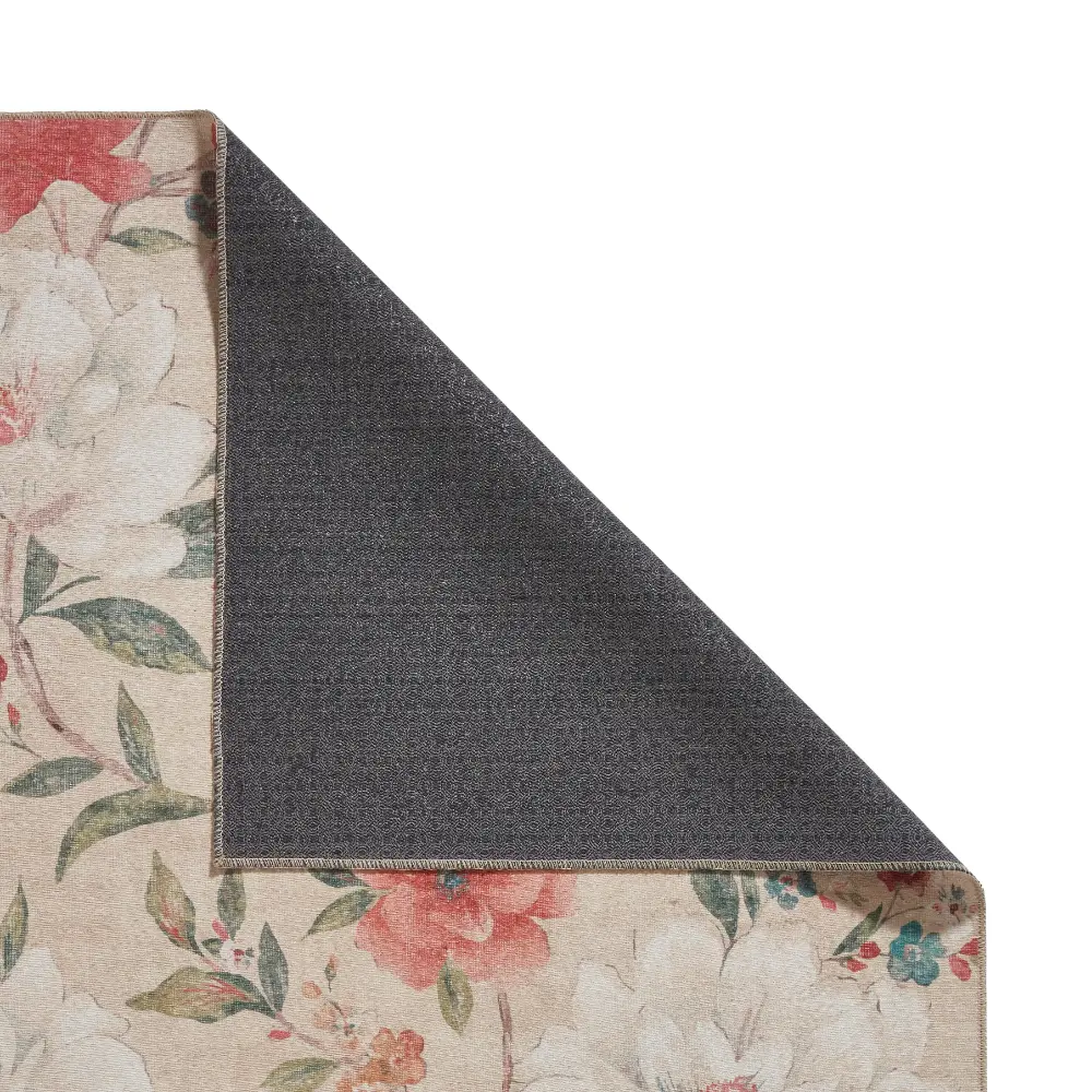 Catherine Lansfield Pipa Floral Natural Rug - Image 8