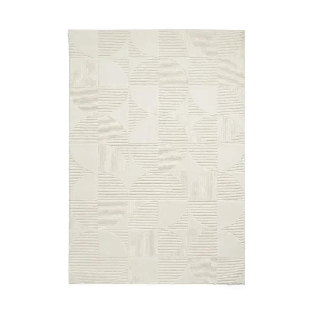 Catherine Lansfield Retro Circles Cream - Image 3