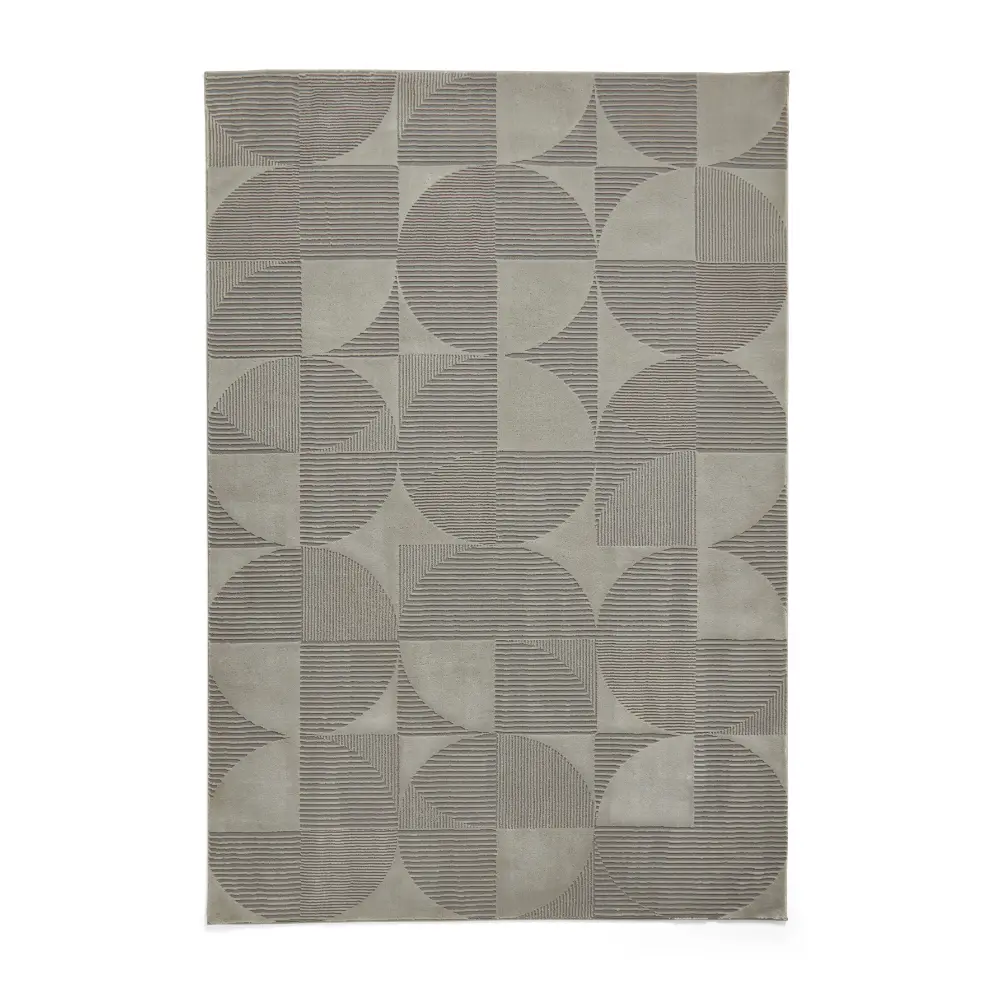 Catherine Lansfield Retro Circles Silver - Image 3