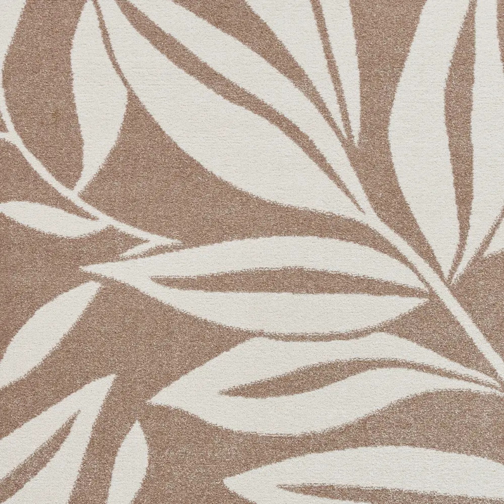 Catherine Lansfield Sorral Leaves Botanical Natural Rug - Image 5