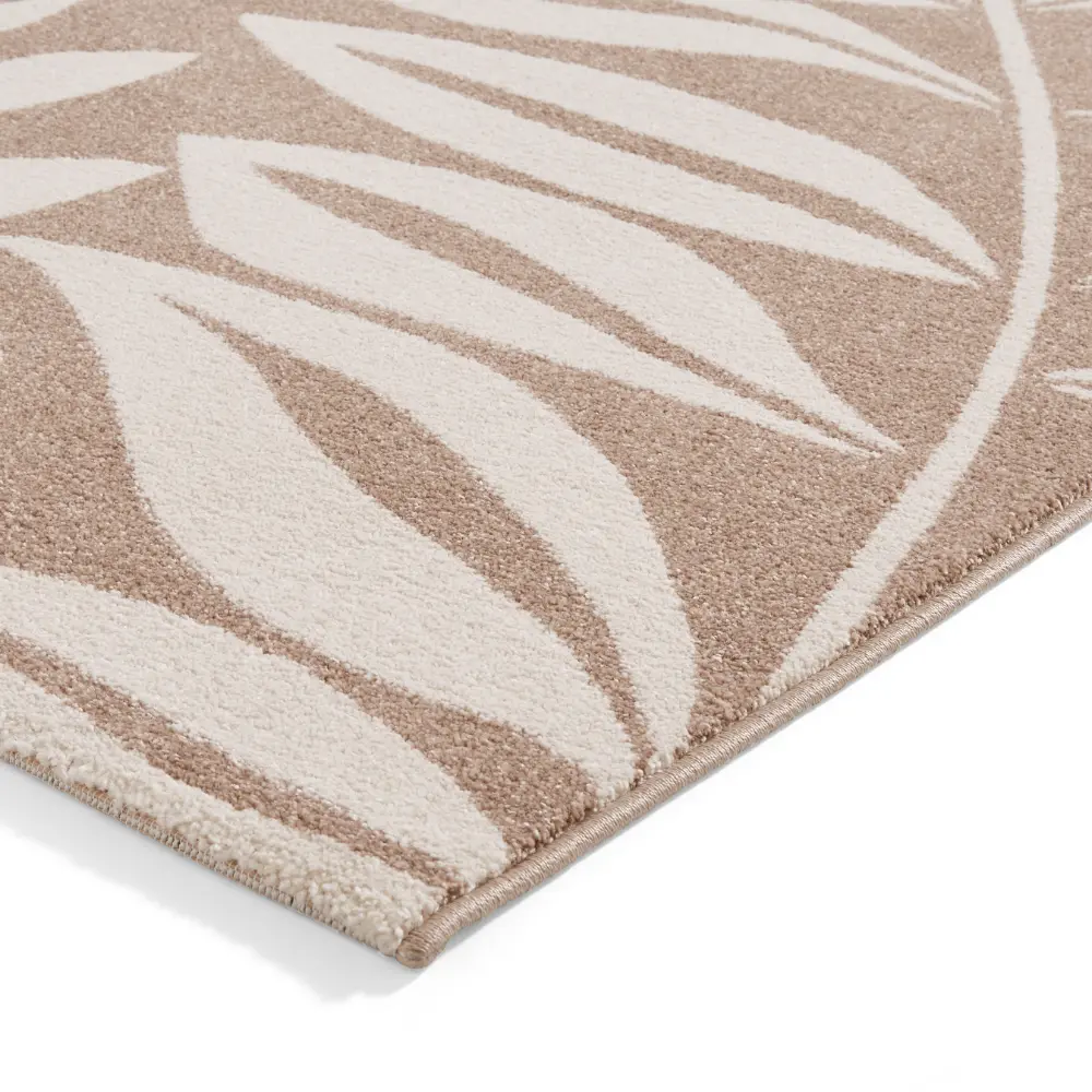 Catherine Lansfield Sorral Leaves Botanical Natural Rug - Image 6