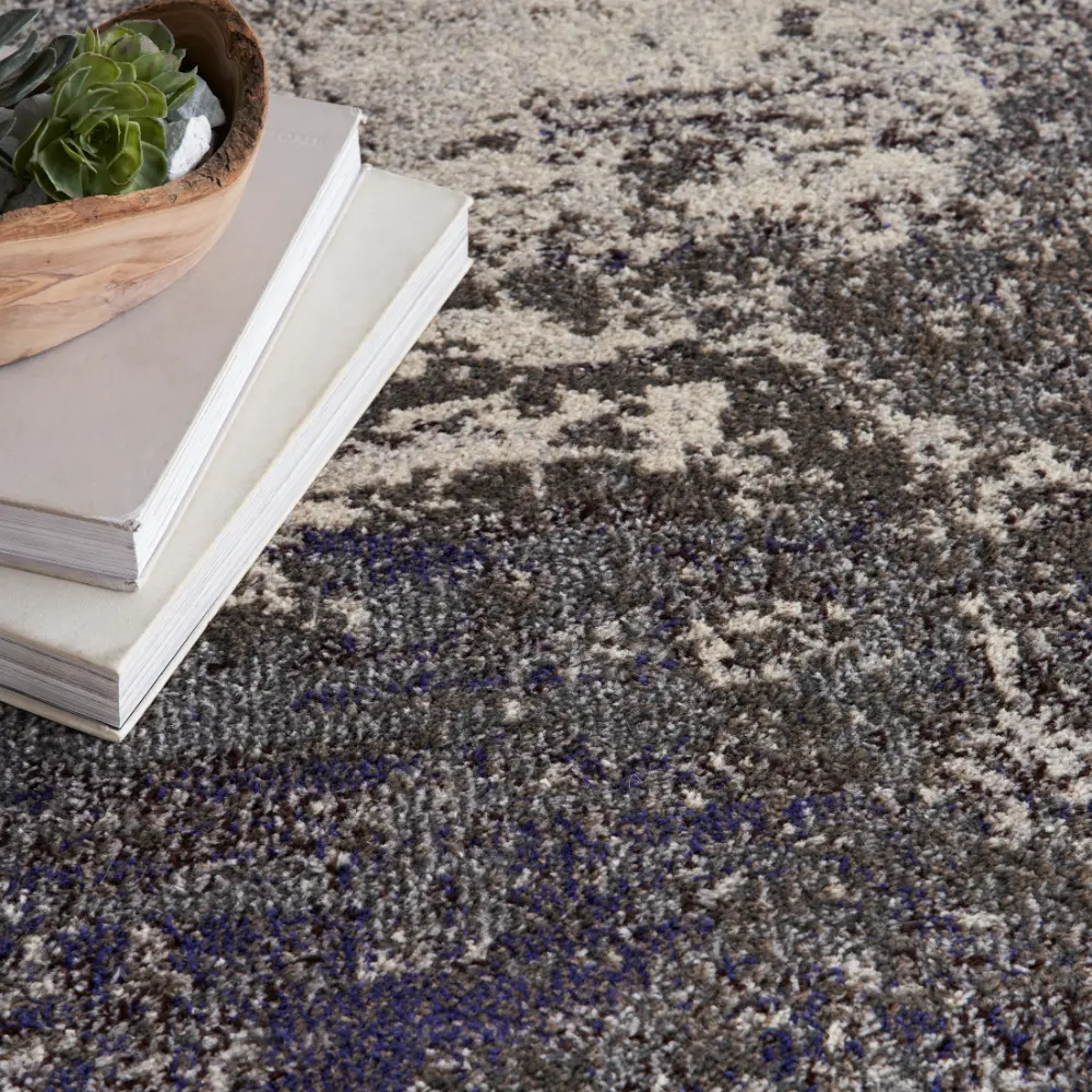 Celestial CES02 Ivory Grey Rug - Image 8