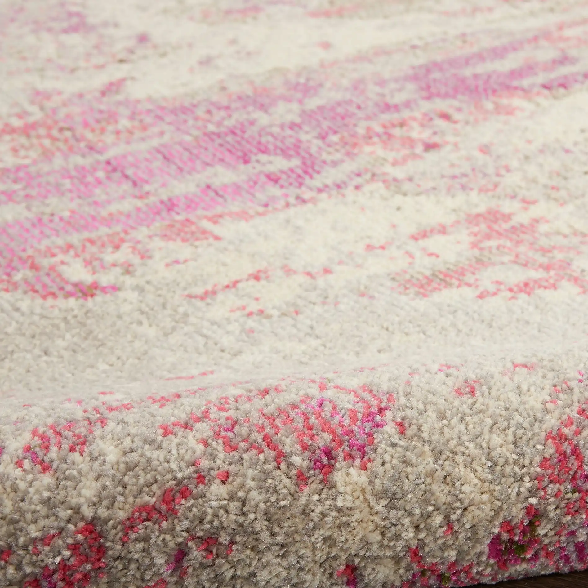 Celestial CES02 Ivory Pink Rug - Image 3