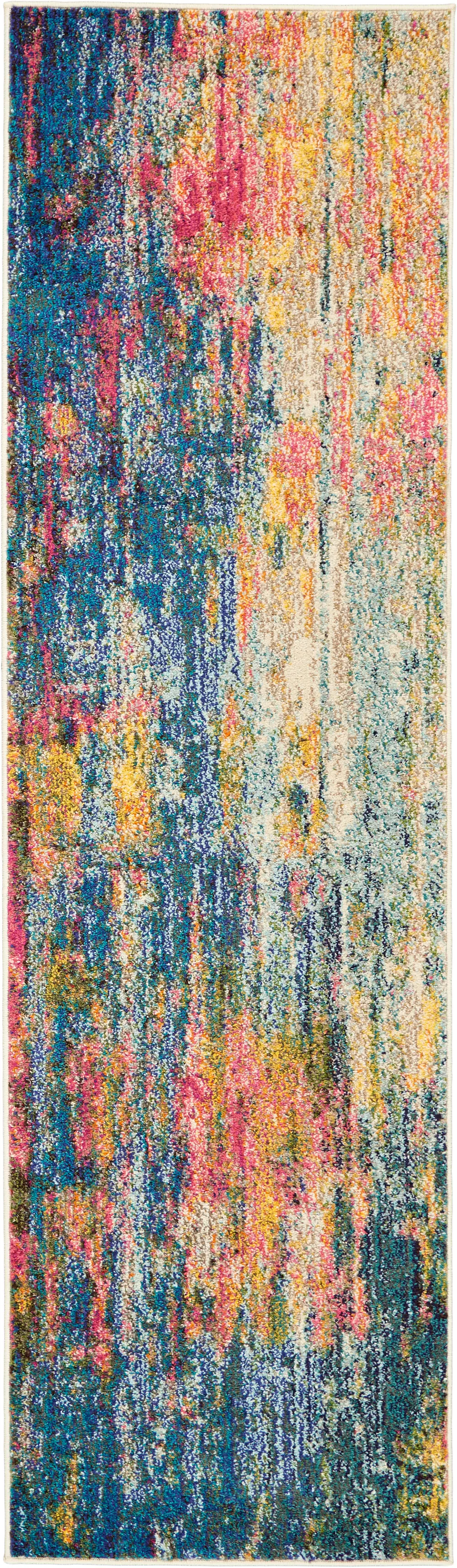 Celestial CES09 Blue Yellow Rug - Image 14