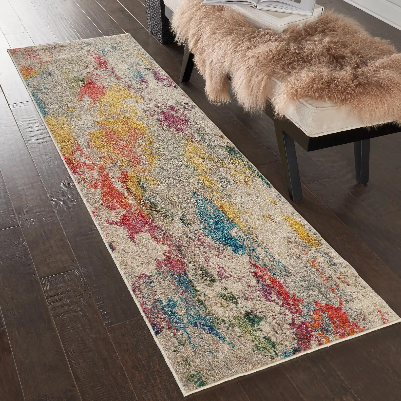 Celestial CES12 Ivory Multi Rug - Image 4