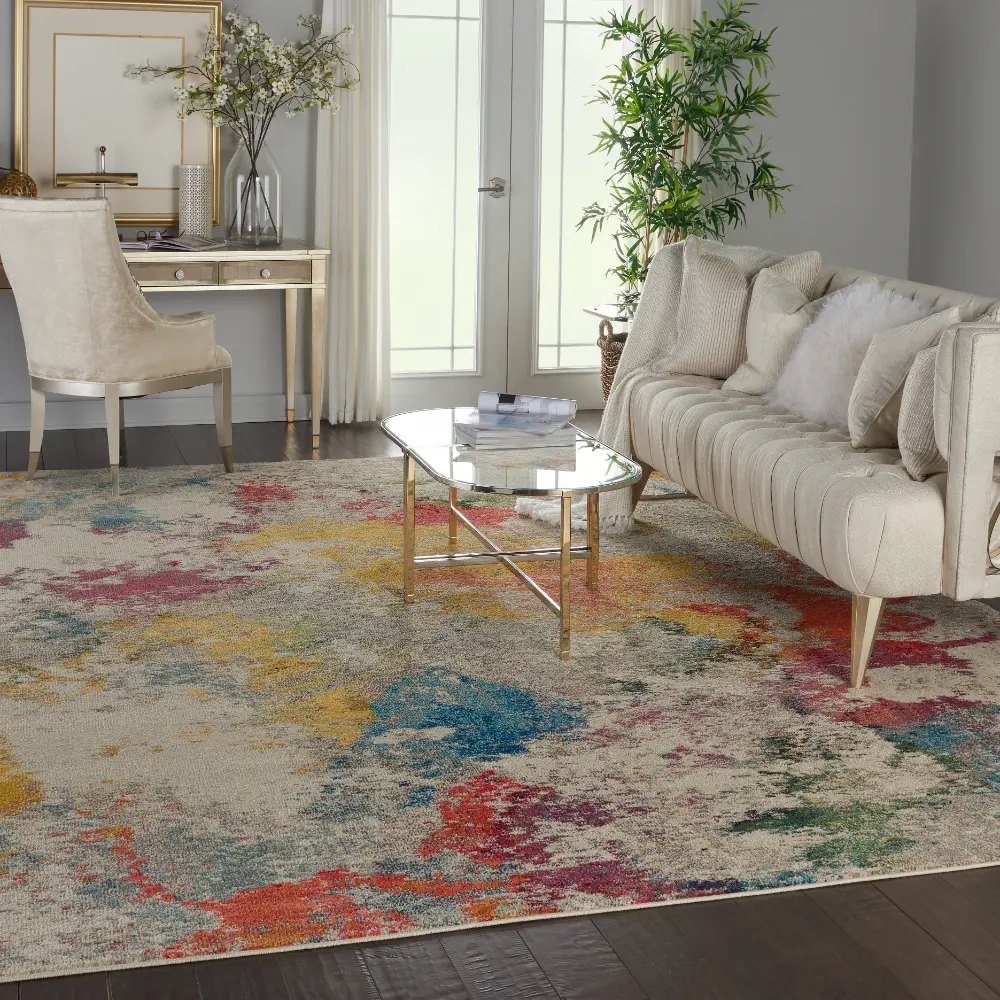 Celestial CES12 Ivory Multi Rug - Image 6