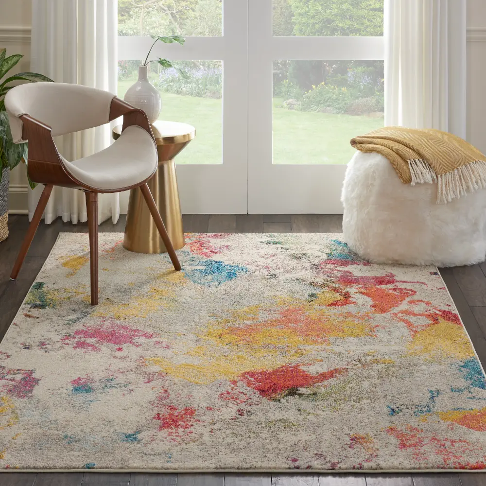 Celestial CES12 Ivory Multi Rug - Image 7