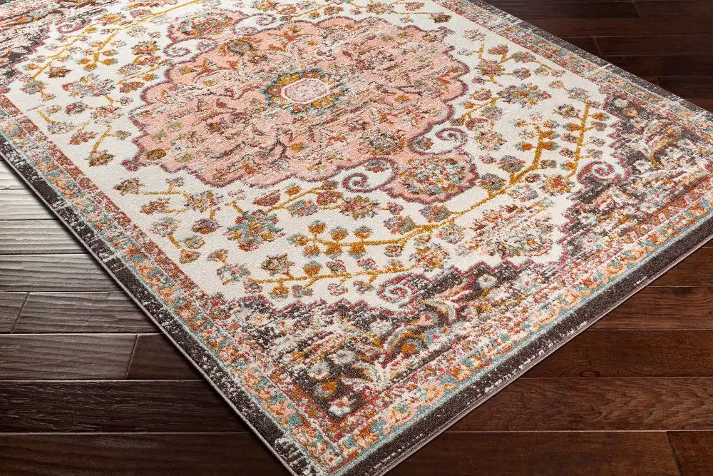 Celia Vintage Oriental Boho Brick Rug - Image 3