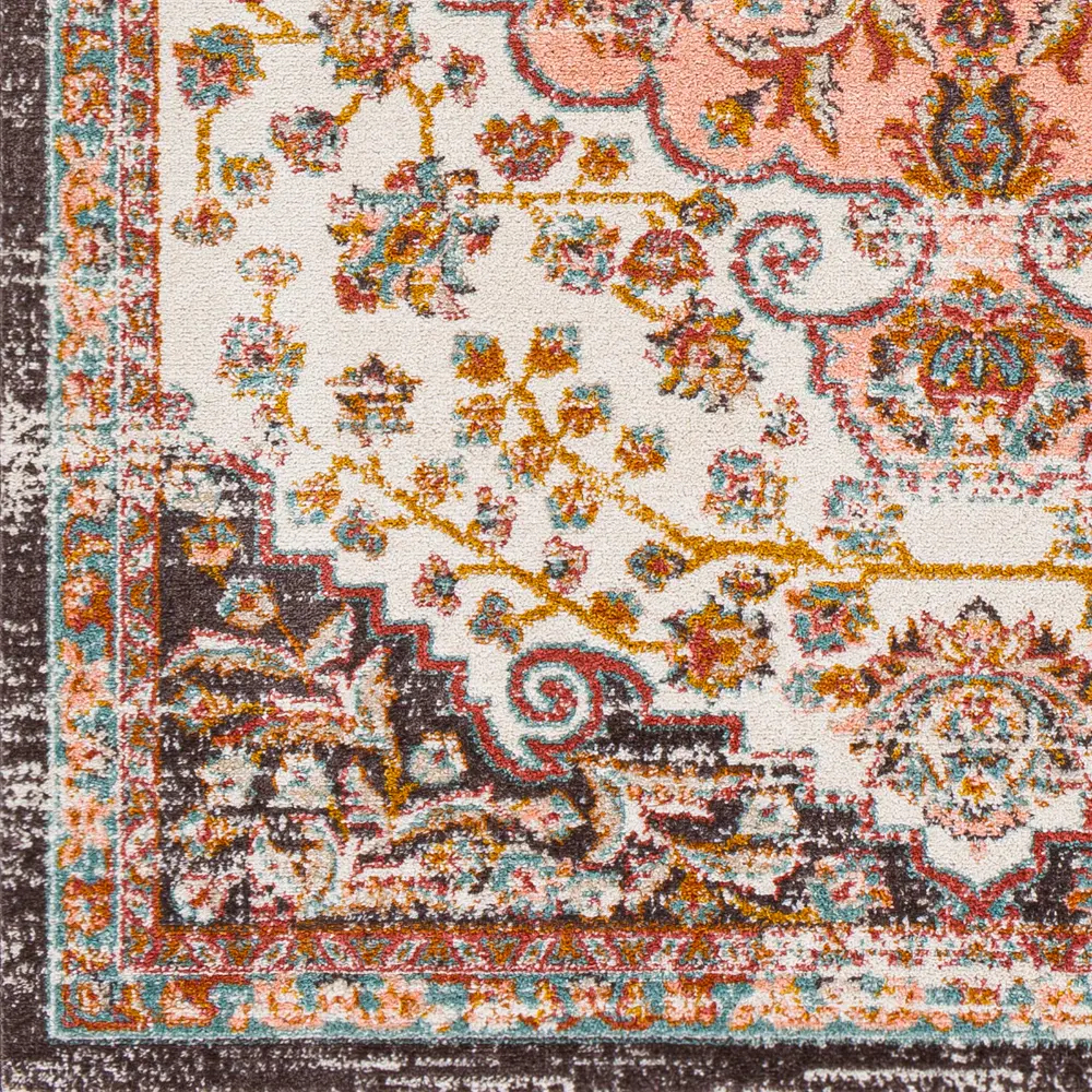 Celia Vintage Oriental Boho Brick Rug - Image 3