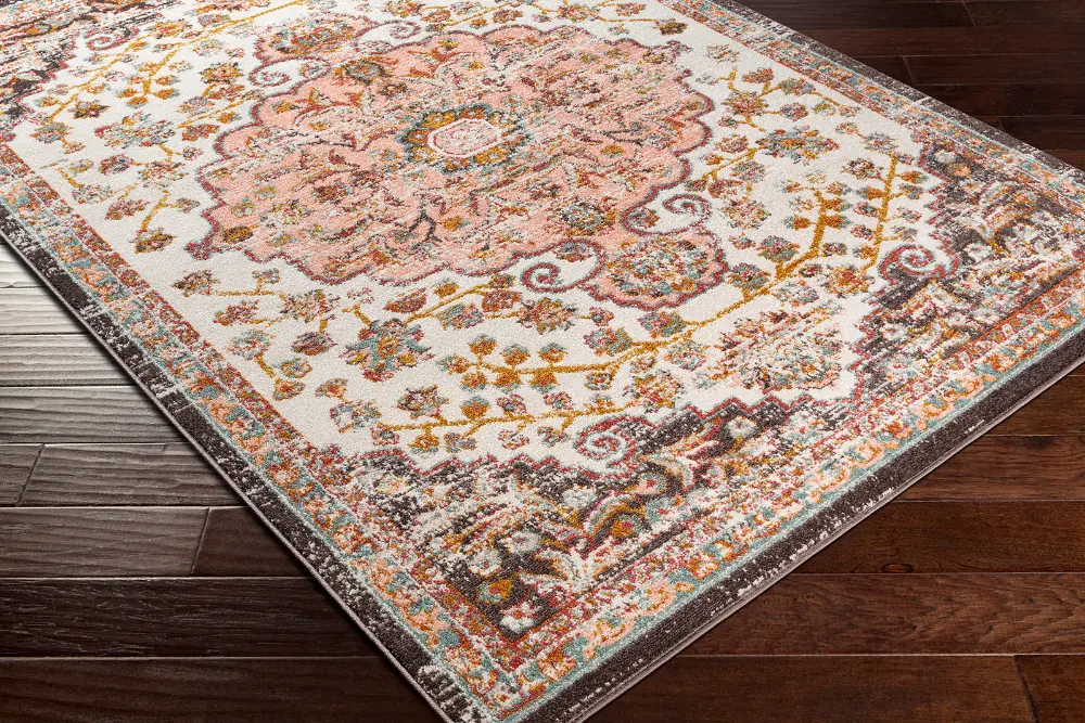 Celia Vintage Oriental Boho Brick Rug - Image 6