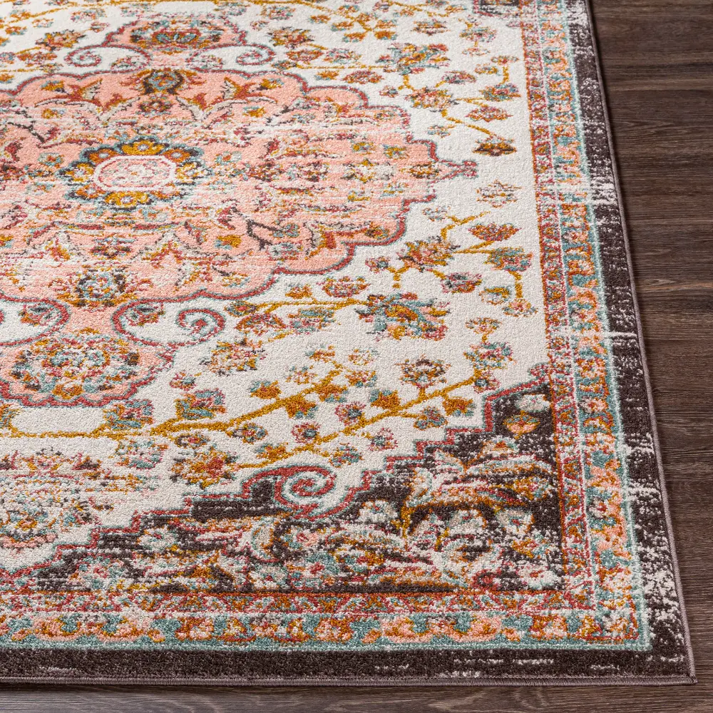 Celia Vintage Oriental Boho Brick Rug - Image 8