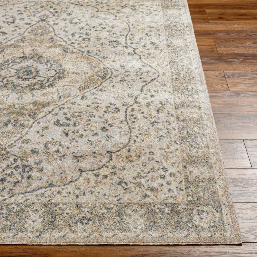 Celine Machine Washable Oriental Boho Camel Rug - Image 6